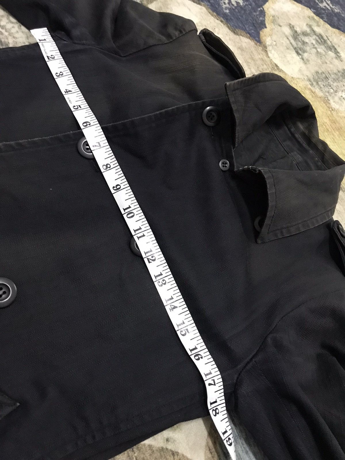 Issey Miyake × Japanese Brand × Tete Homme 🇯🇵Vintage Tete Homme Double Breasted Coat Jacket Size M / US 6-8 / IT 42-44 - 10 Thumbnail