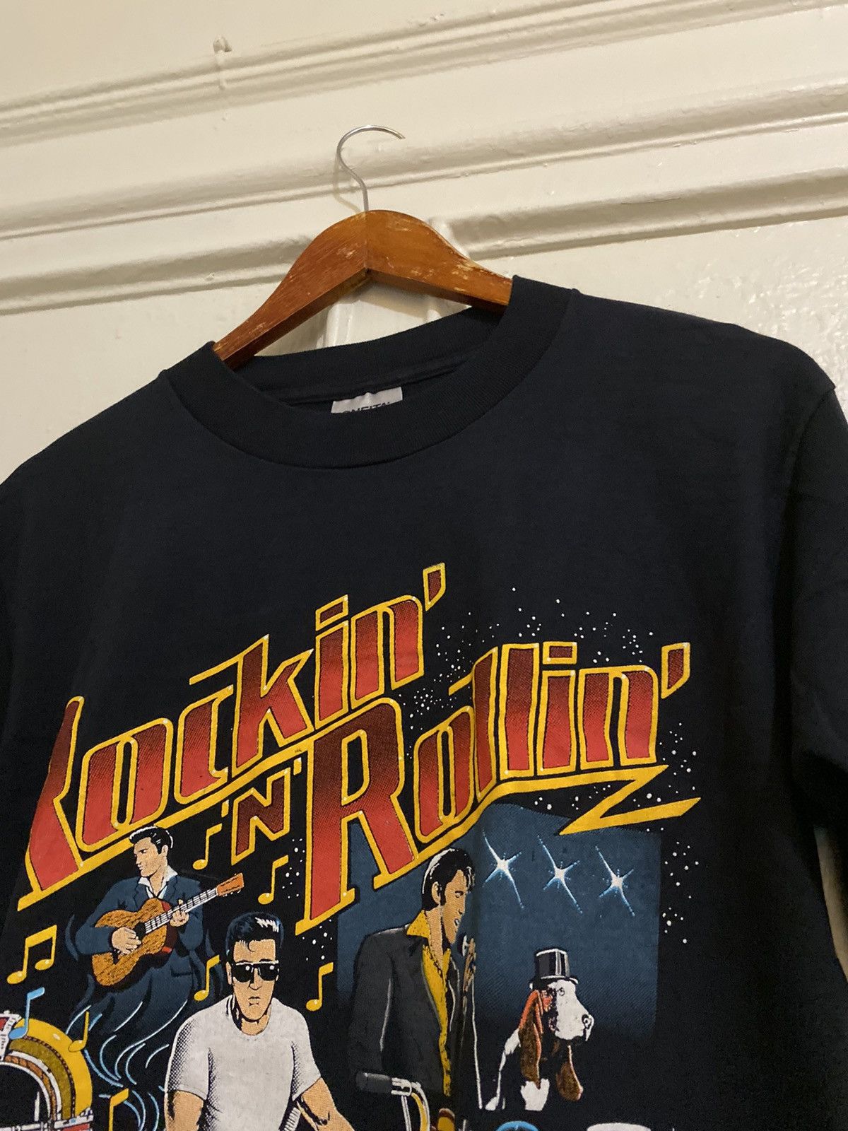 Band Tees Vintage ‘87 Harley Davidson Elvis Presley Rockin’ n’ Rollin’ Size US L / EU 52-54 / 3 - 1 Thumbnail
