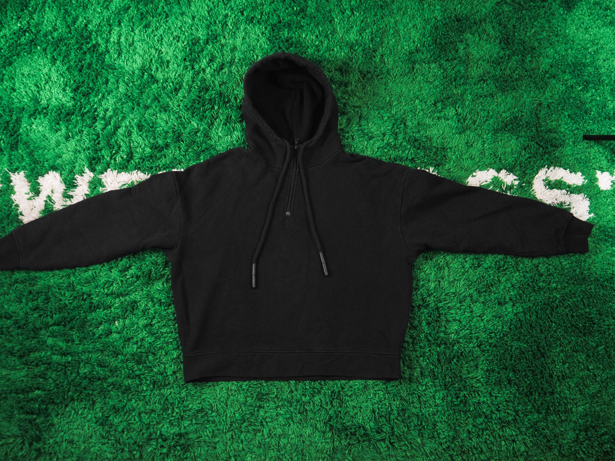 Yeezy Season YEEZY SEAOSN 1 HALF ZIP HOODY BASIC HOODIE Caviar Adidas |  Grailed