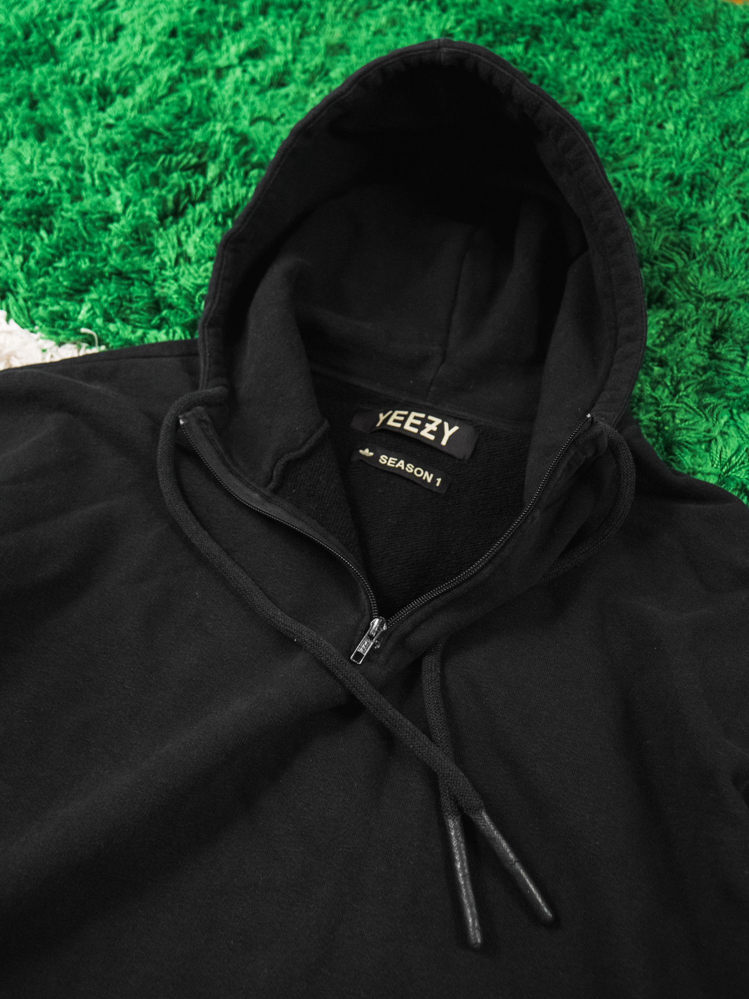 Yeezy YEEZY SEAOSN 1 HALF ZIP HOODY BASIC HOODIE Caviar Adidas Size US L / EU 52-54 / 3 - 11 Thumbnail