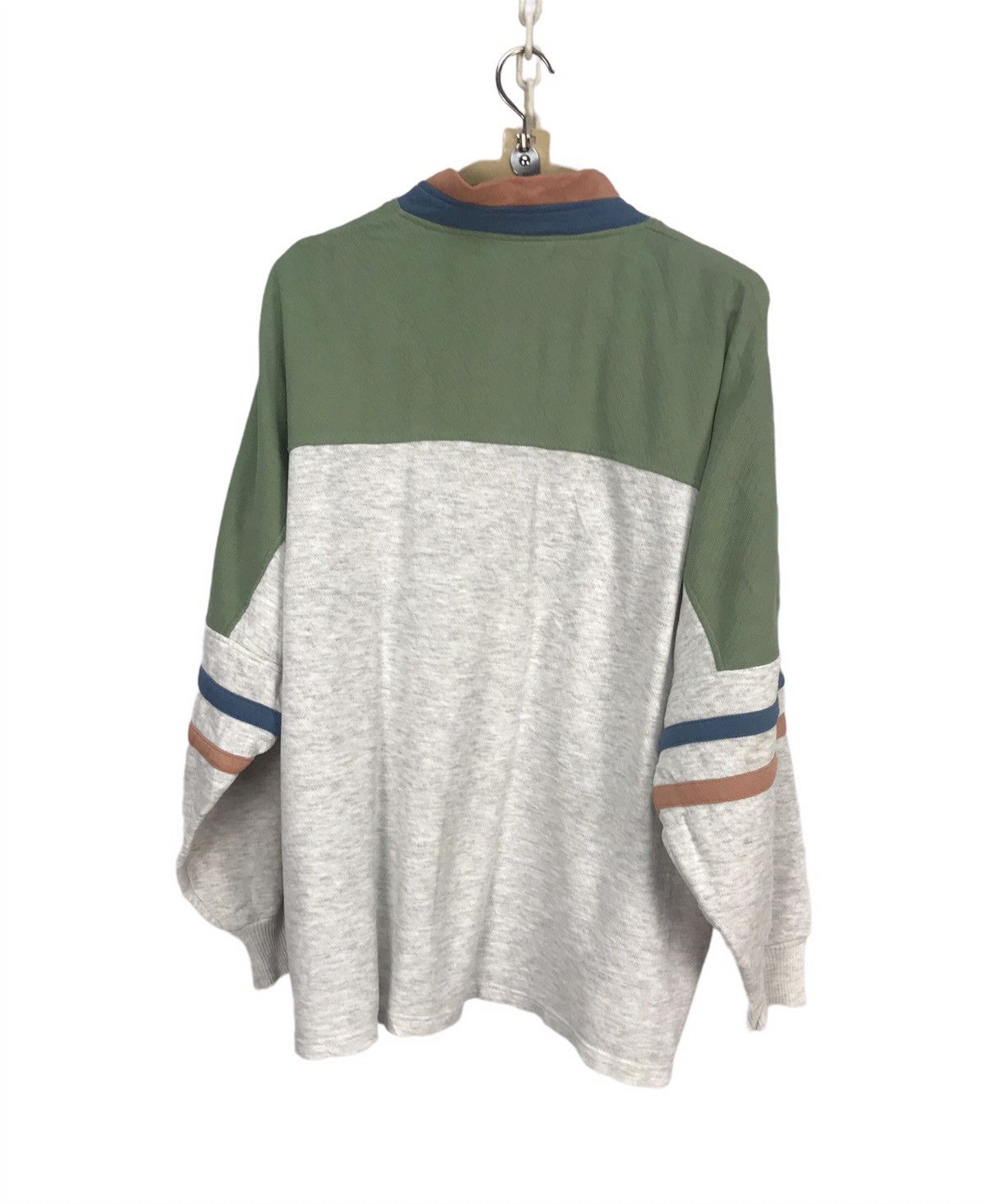 Japanese Brand × Vintage Vintage Valentino monica spellout half zipper sweatshirt Size US XL / EU 56 / 4 - 2 Thumbnail