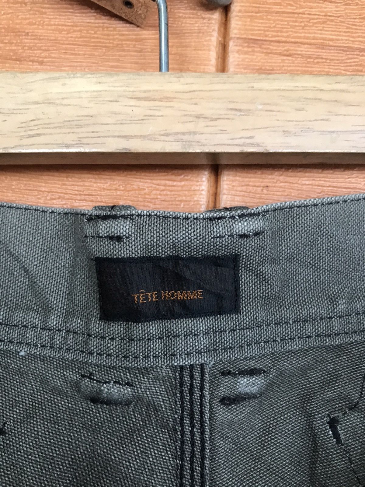 Tete Homme 1990s Tete Homme Double Knee Denim Jeans Size US 36 / EU 52 - 18 Thumbnail