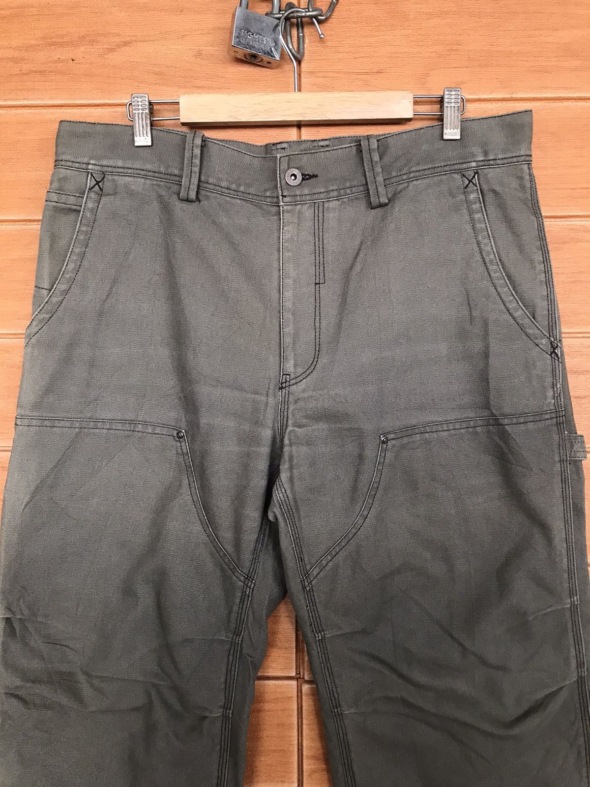 Tete Homme 1990s Tete Homme Double Knee Denim Jeans Size US 36 / EU 52 - 2 Thumbnail