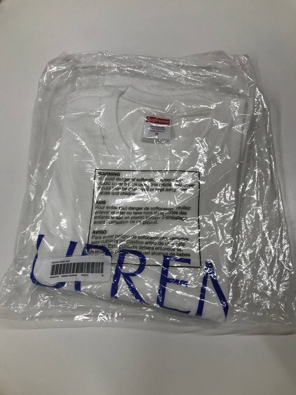 Supreme Supreme Nuova York Tee Size US M / EU 48-50 / 2 - 3 Thumbnail