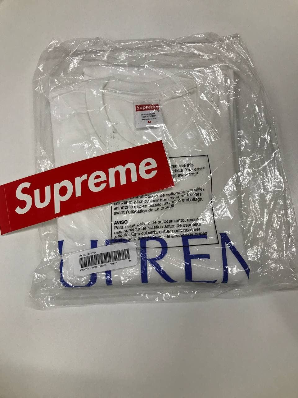 Supreme Supreme Nuova York Tee Size US M / EU 48-50 / 2 - 2 Thumbnail