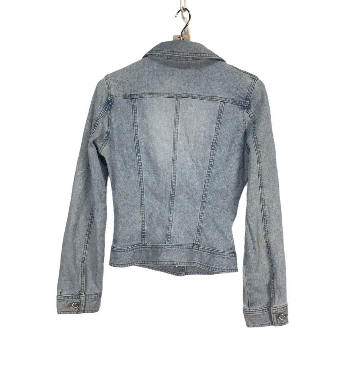 Japanese Brand Cecil mcbee button up distressed denim jacket Size XS / US 0-2 / IT 36-38 - 2 Thumbnail