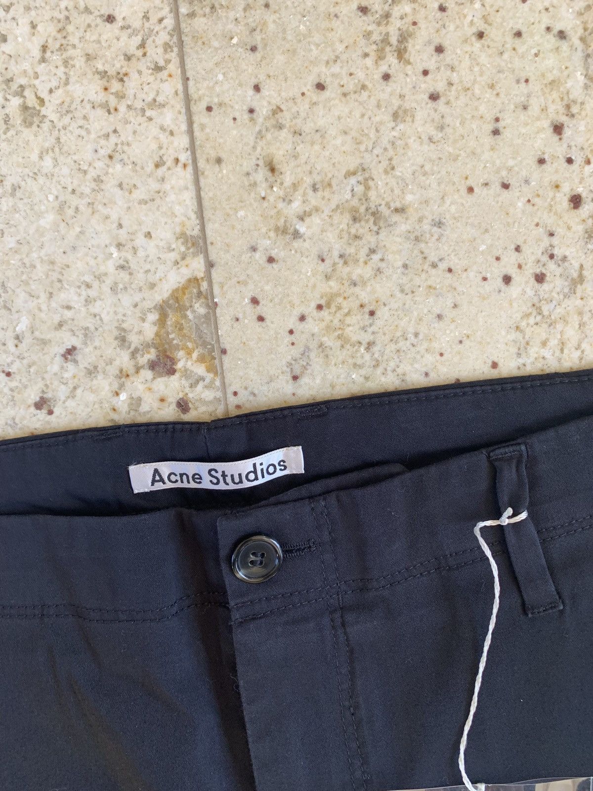 Acne Studios Ayan Satin Pants in Navy Size US 38 / EU 54 - 6 Thumbnail