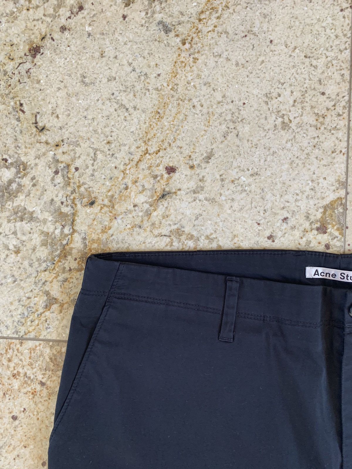 Acne Studios Ayan Satin Pants in Navy Size US 38 / EU 54 - 4 Thumbnail