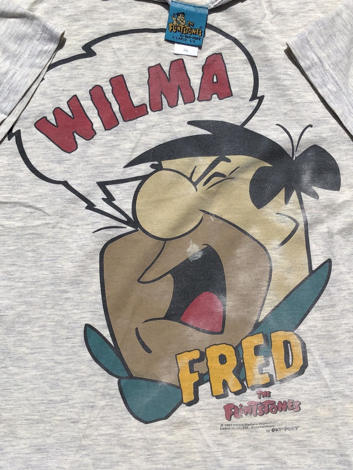 Cartoon Network Vintage 90s Flintstones Fred (Teenage Mutant Ninja Turtles) Size US XL / EU 56 / 4 - 2 Thumbnail