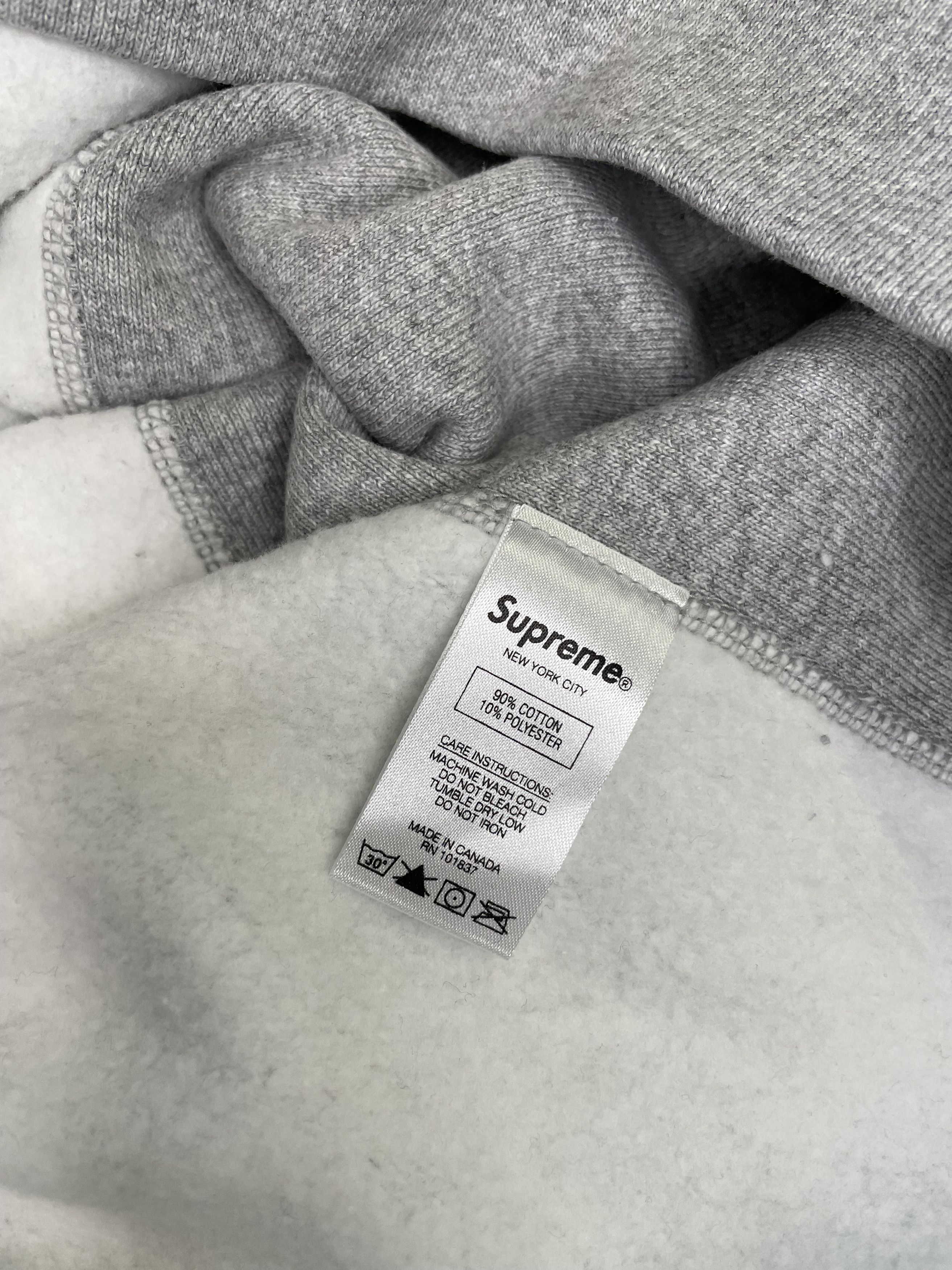 Supreme Supreme Water Arc Hooded Sweatshirt Heather Grey Size US L / EU 52-54 / 3 - 6 Thumbnail