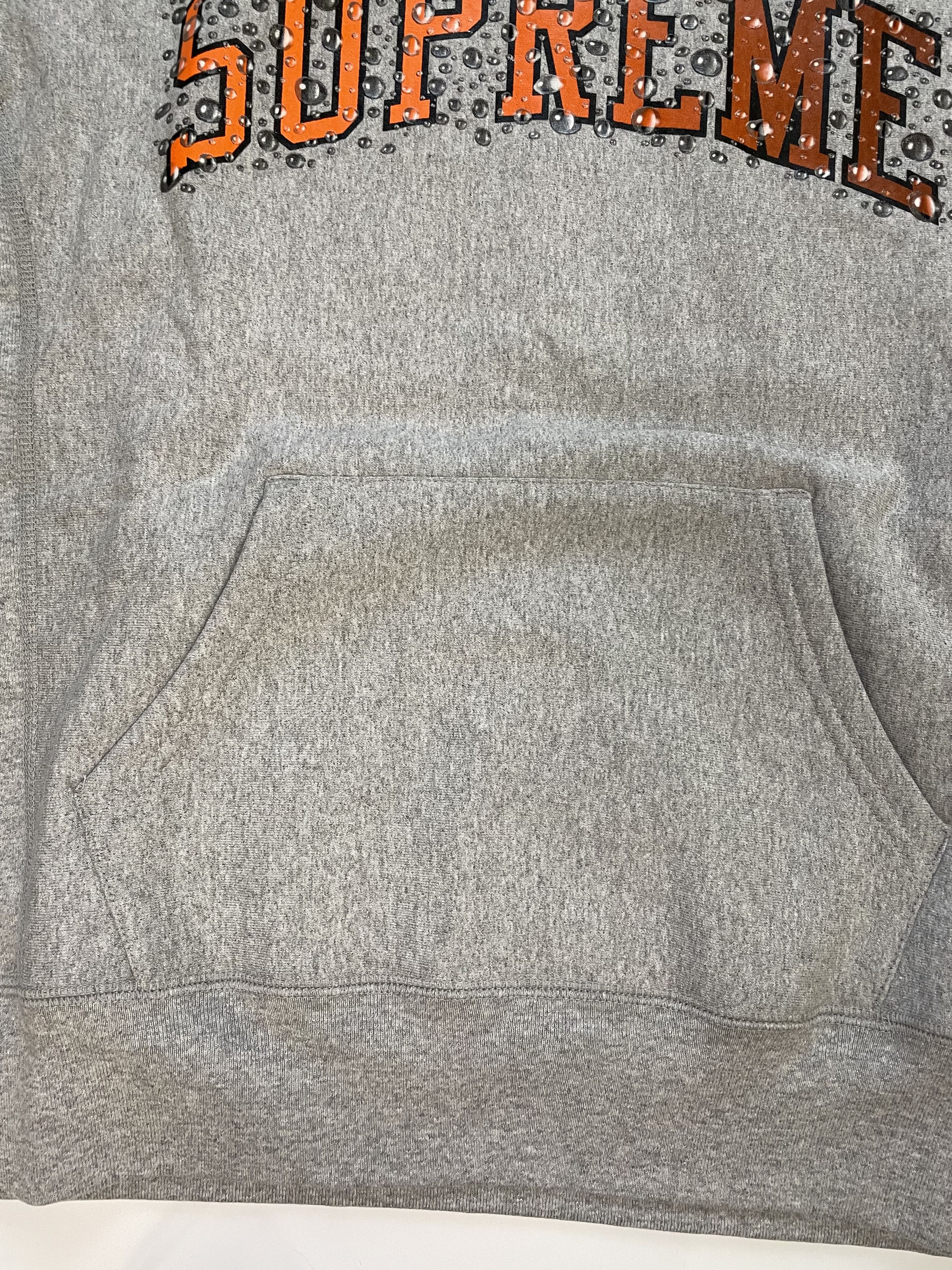 Supreme Supreme Water Arc Hooded Sweatshirt Heather Grey Size US L / EU 52-54 / 3 - 4 Thumbnail