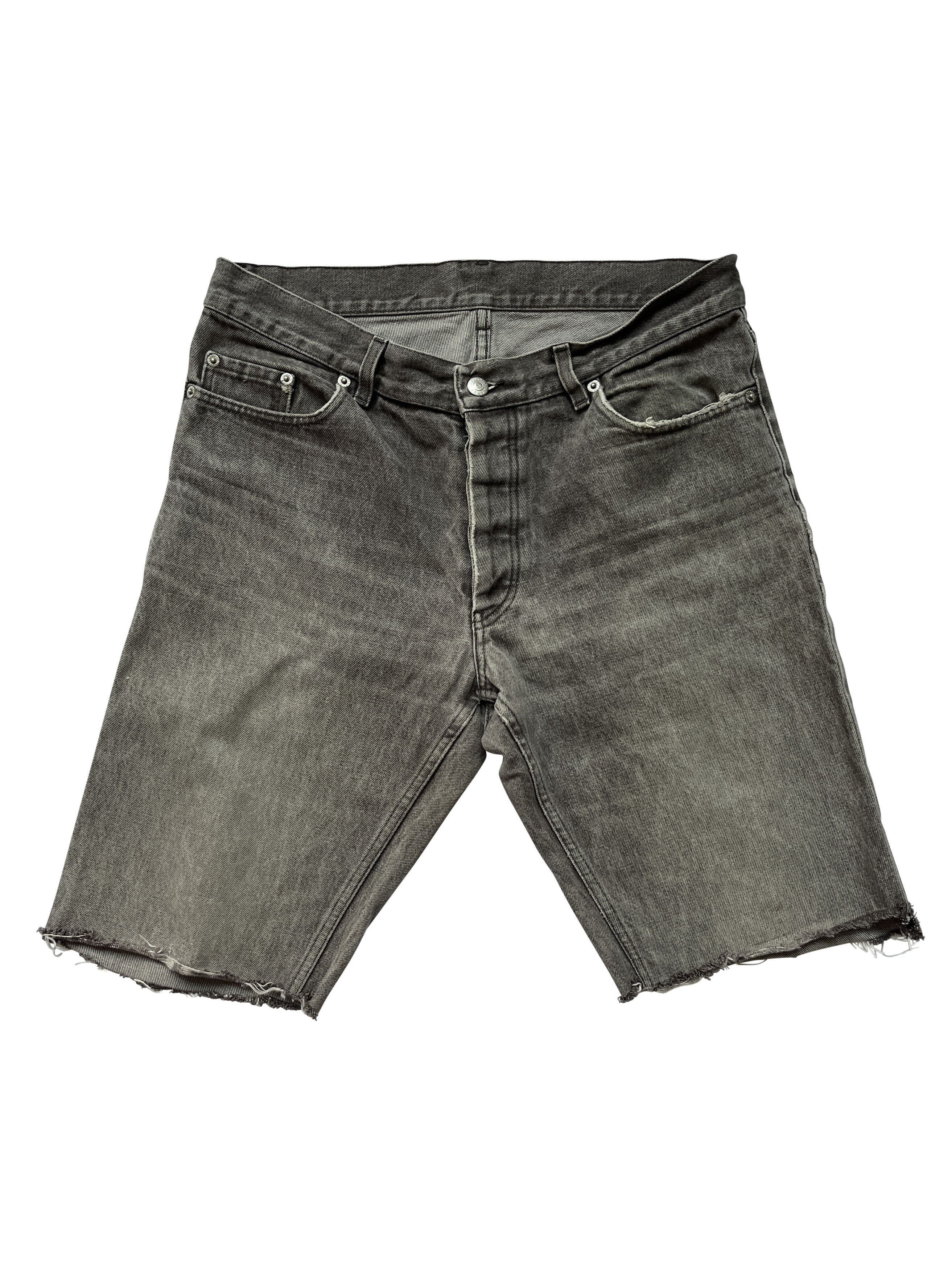 Helmut Lang ⚡️QUICK SALE⚡️Helmut Lang Grey Jeans Denim Shorts Size US 34 / EU 50 - 1 Thumbnail