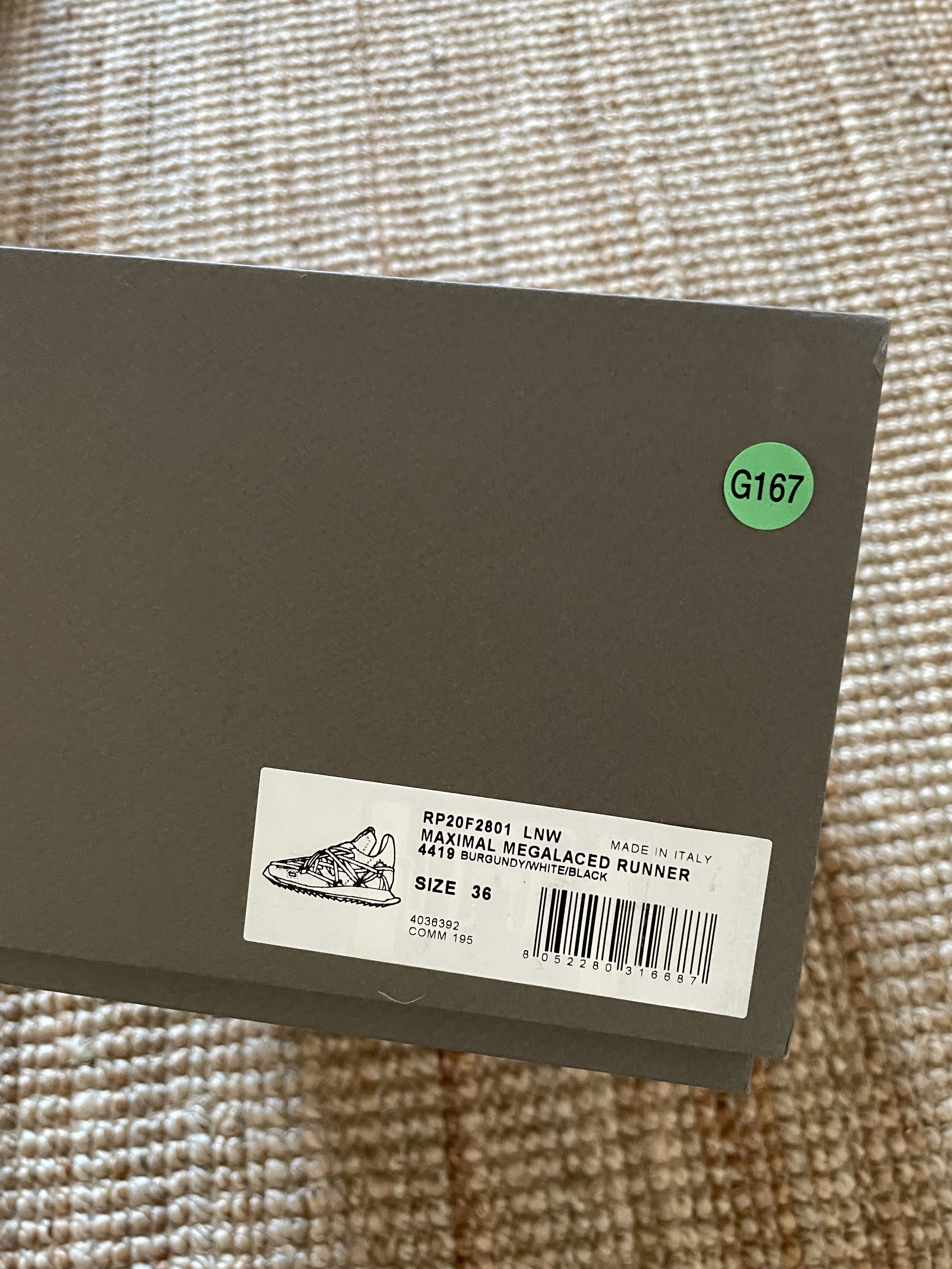Rick Owens EU 36 Rick Owens Maximal Megalaced Runner FW20 "PERFORMA" Size US 5 / EU 37 - 3 Thumbnail