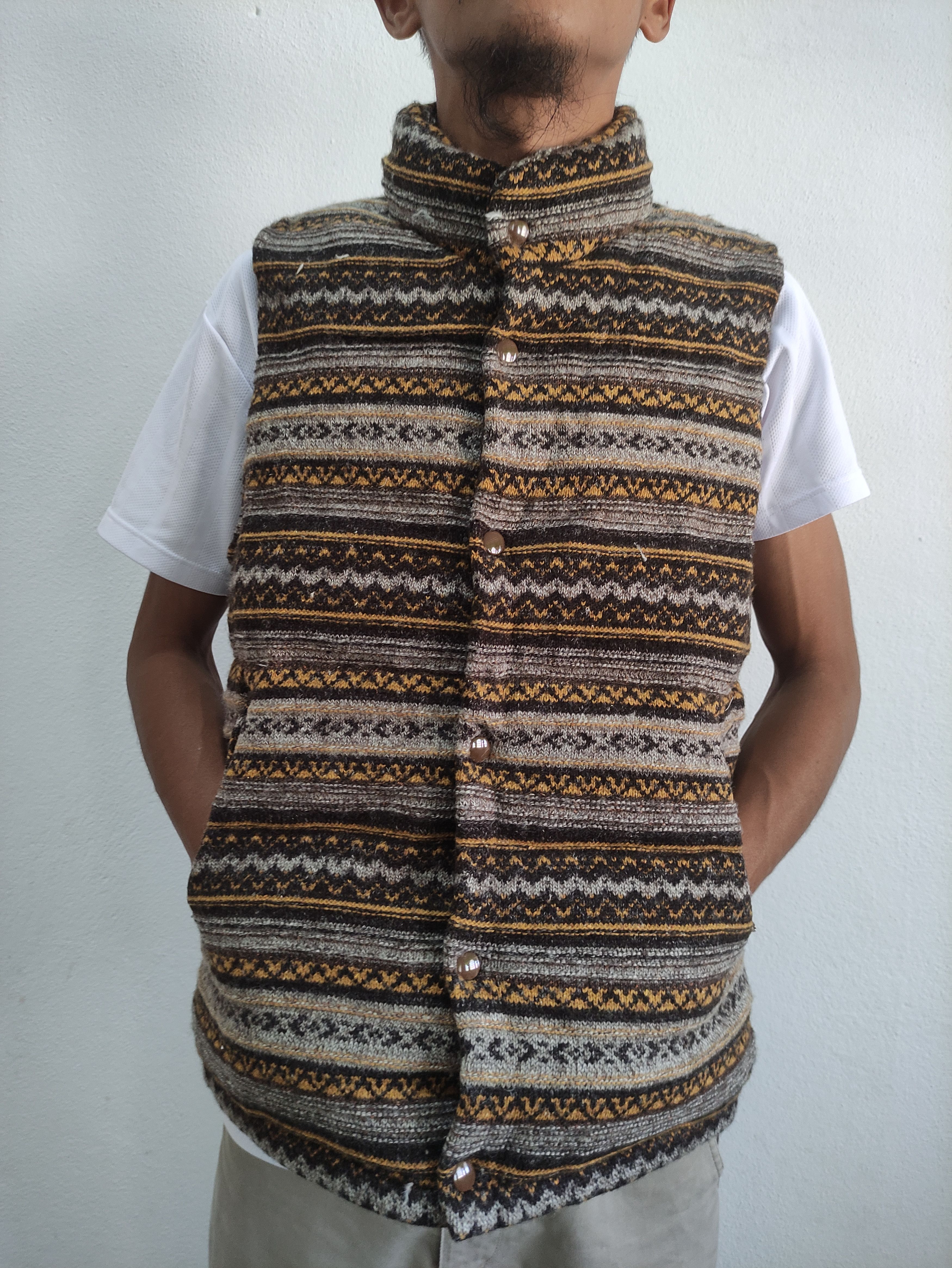 Japanese Brand × United Arrows × monkey time Monkey Time United Arrows Wool Down Vest Jacket Size US M / EU 48-50 / 2 - 10 Thumbnail