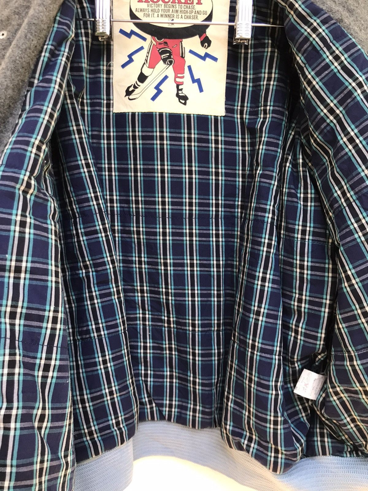 Sports Specialties × Vintage Vintage J & C Staff Ice Hockey Oversize Varsity Jacket Size US L / EU 52-54 / 3 - 22 Thumbnail