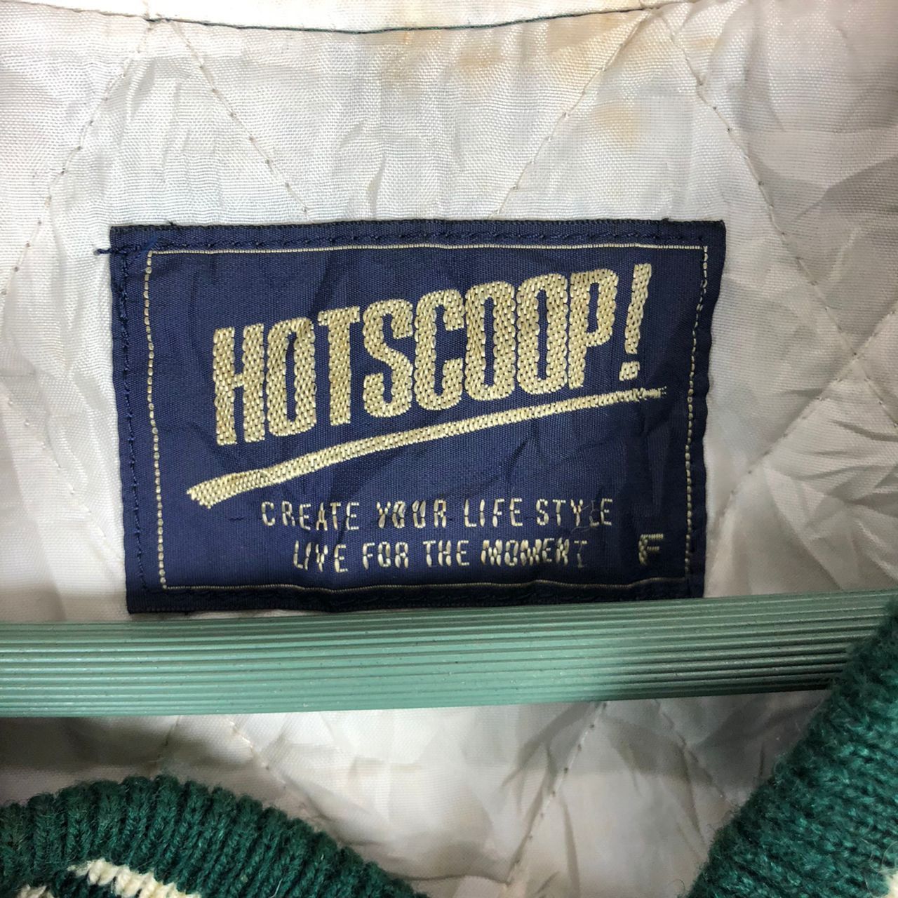 Japanese Brand Vtg 90s Hotscoop Member wool varsity college jacket Size US L / EU 52-54 / 3 - 5 Thumbnail