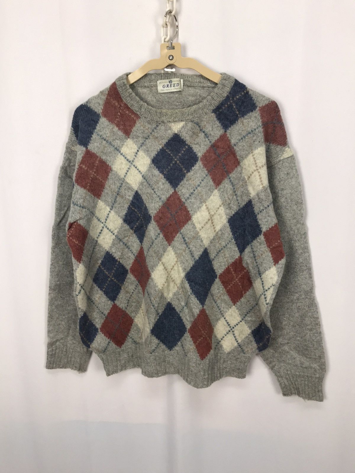 Japanese Brand × Vintage Vintage wool knit sweatshirt by greed Size US M / EU 48-50 / 2 - 6 Thumbnail