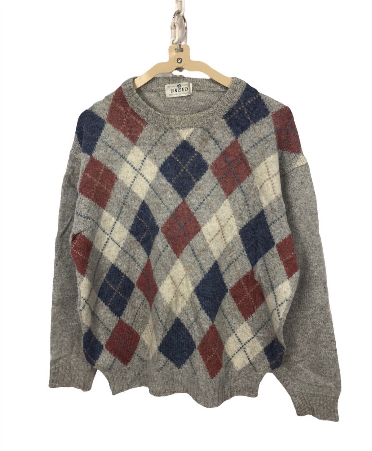Japanese Brand × Vintage Vintage wool knit sweatshirt by greed Size US M / EU 48-50 / 2 - 1 Thumbnail