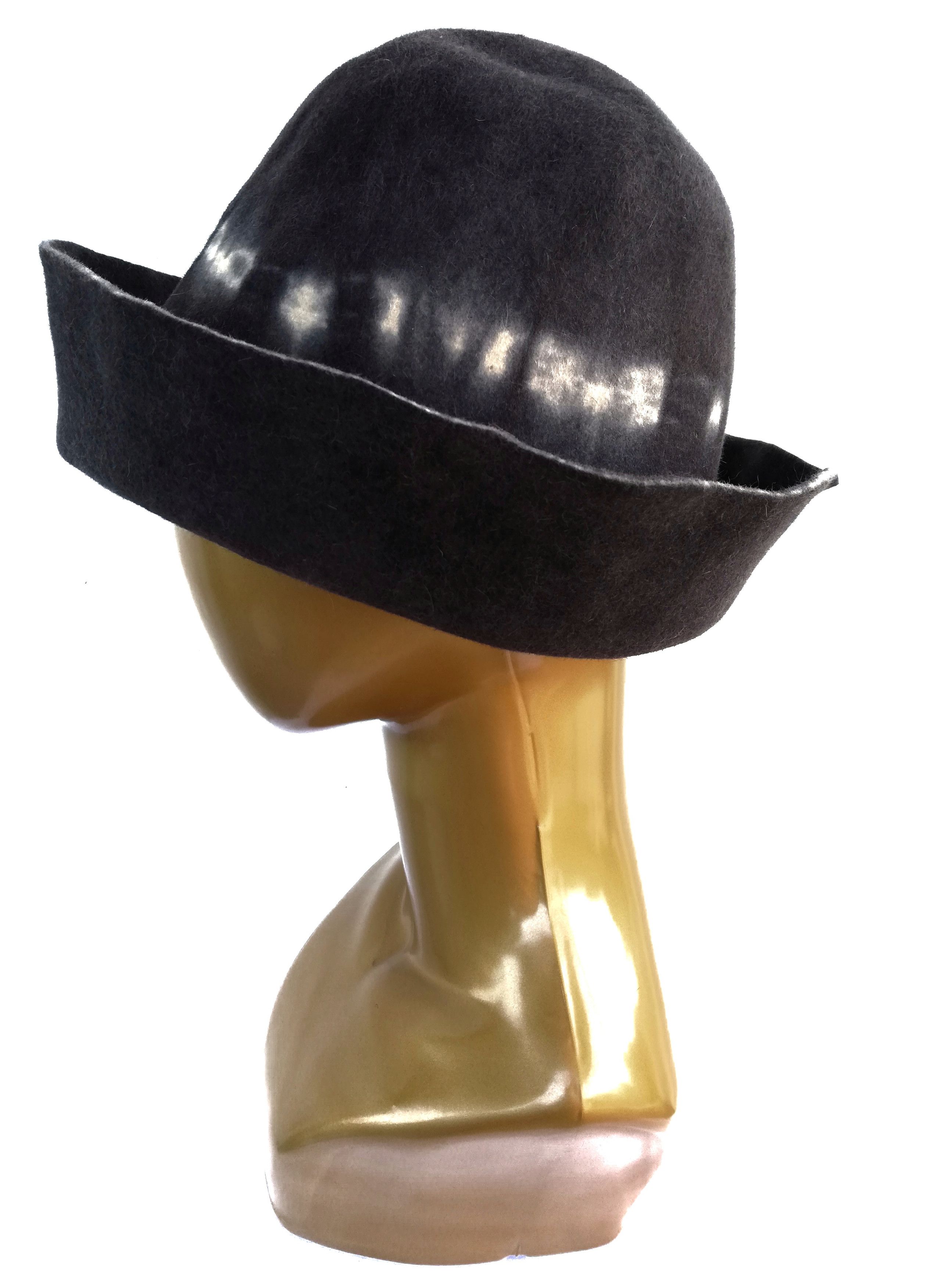 VUJA DÉ PERSIMMON-DYED DIVISOR HAT Japanese Brand × Vuja De Vuja De PERSIMMON-DYED DIVISOR HAT