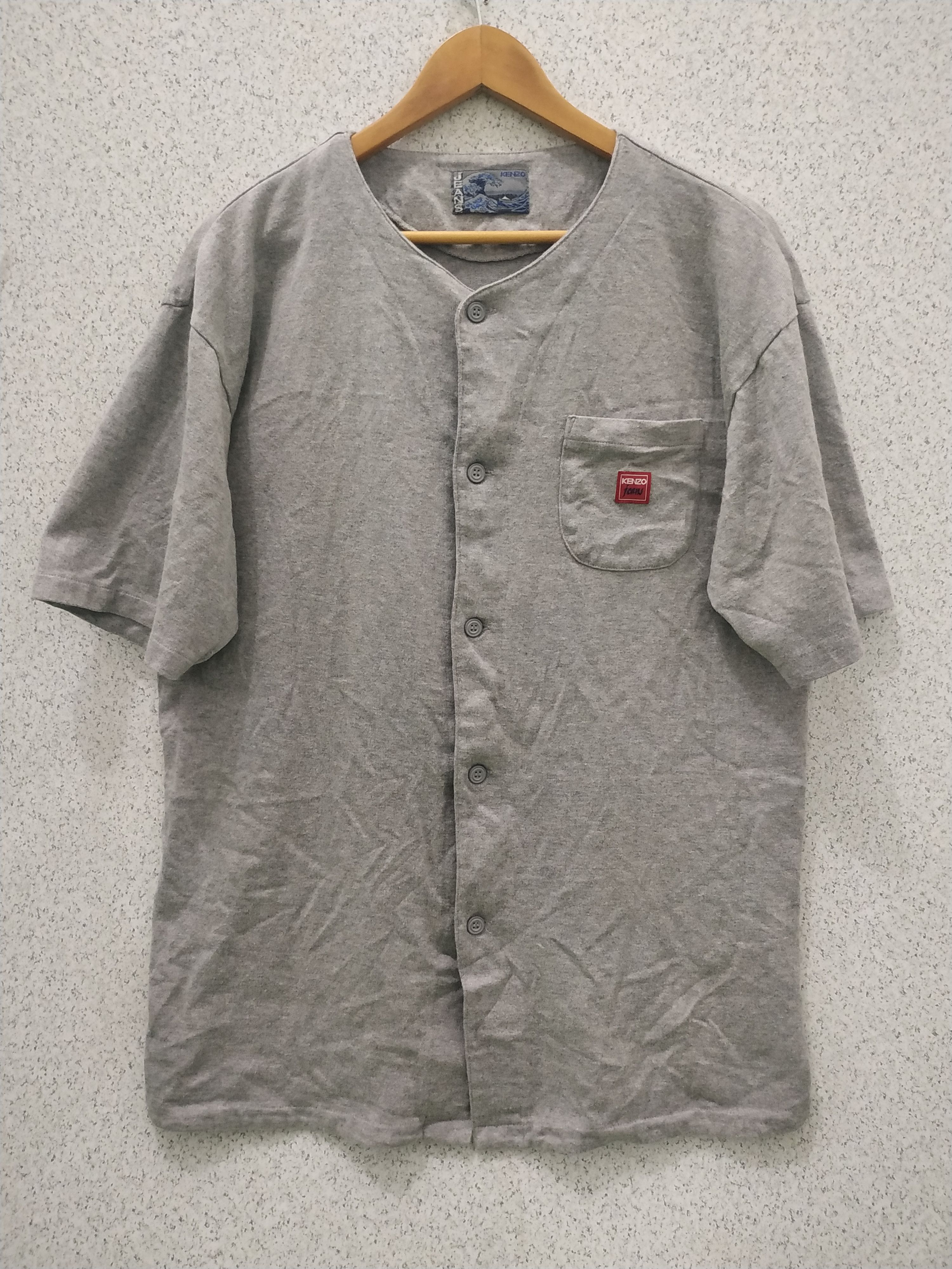 Designer × Kenzo × Vintage Vintage Kenzo Jeans Button Up Shirt Size US L / EU 52-54 / 3 - 1 Thumbnail