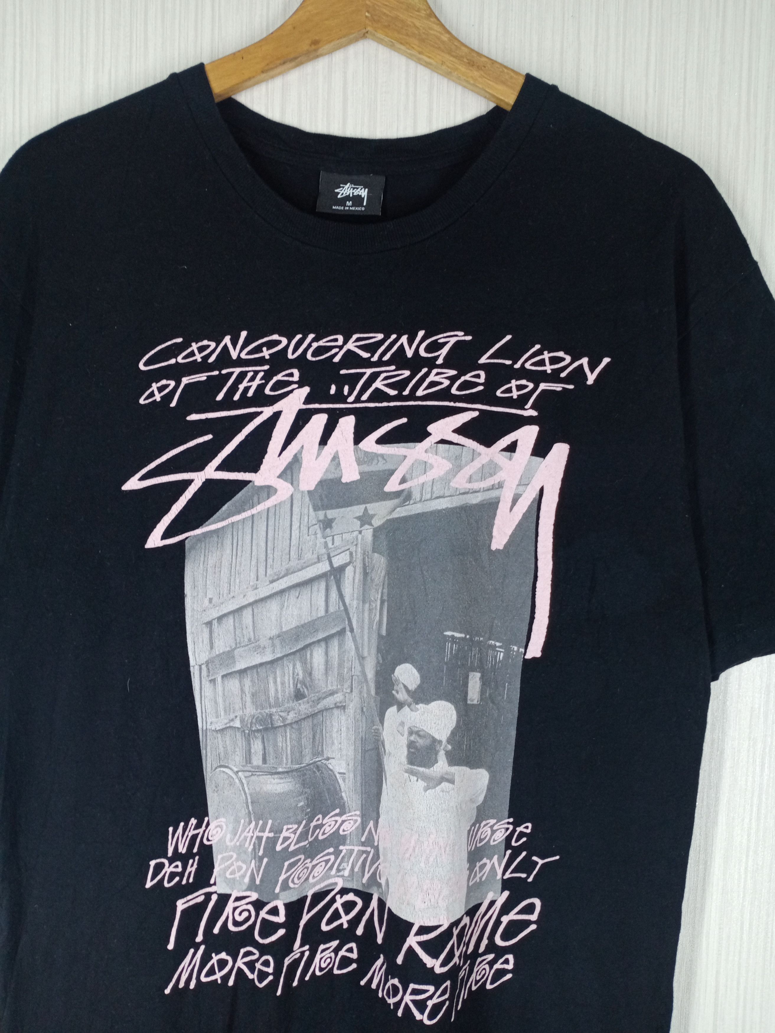 Stussy × Vintage Conquering Lion Of The Tribe Of Stussy Tee Size US M / EU 48-50 / 2 - 4 Thumbnail