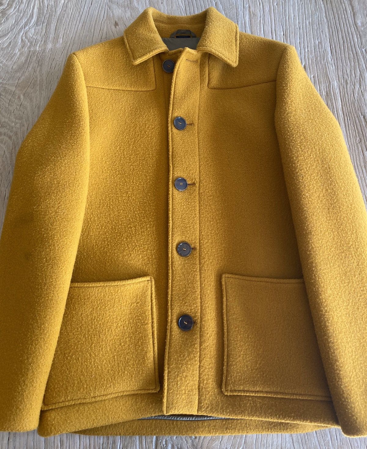 image of Acne Studios Markus Mustard Jacket, Men's (Size Medium)