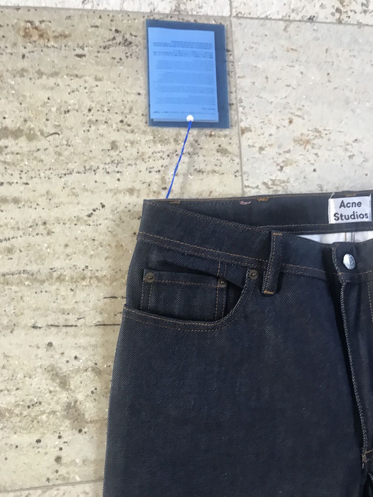 Acne Studios 31 x 34 South Denim Indigo Size US 31 - 6 Thumbnail