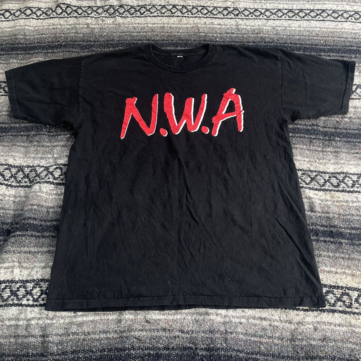 Band Tees × Rap Tees × Vintage NWA Hip Hop Raptee Dr.Dre Snoop Dogg Ice Cube 2Pac Size US L / EU 52-54 / 3 - 1 Thumbnail