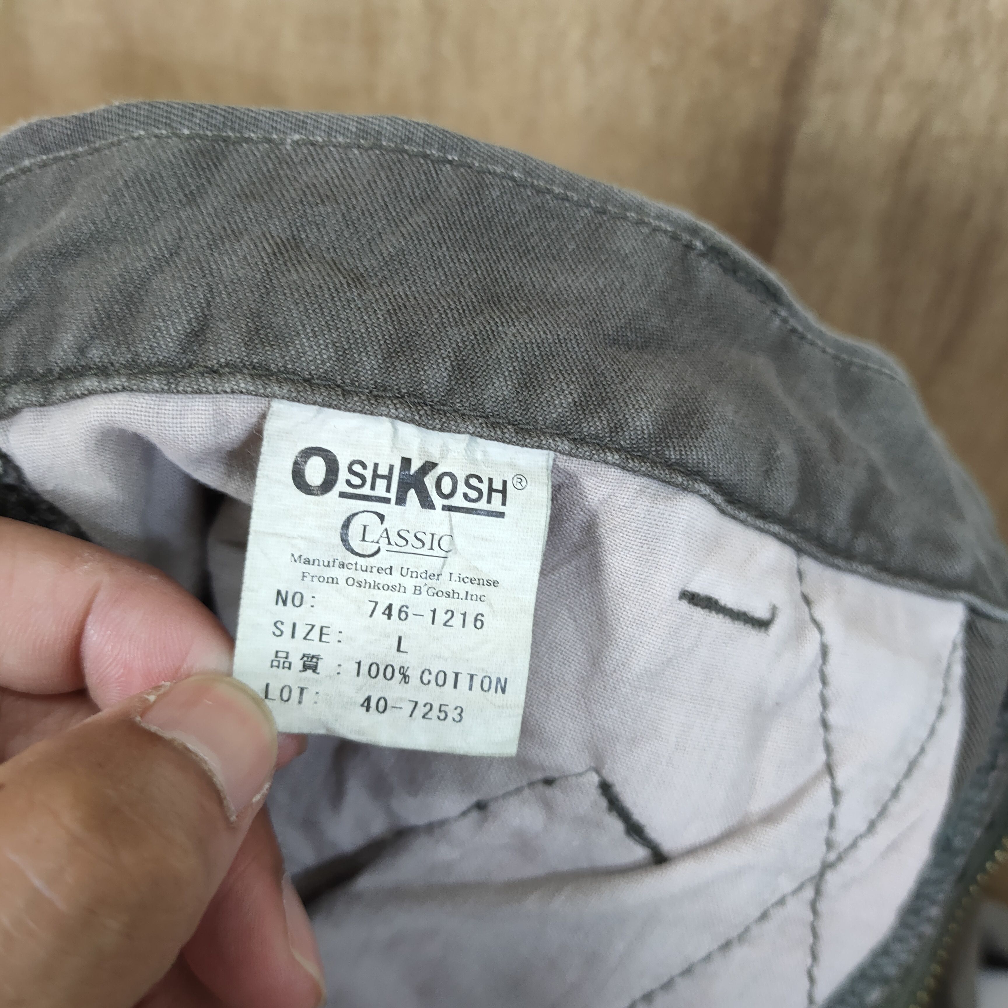 Japanese Brand VINTAGE OSHKOSH FADED BROWN CARGO PANTS Size US 34 / EU 50 - 14 Thumbnail