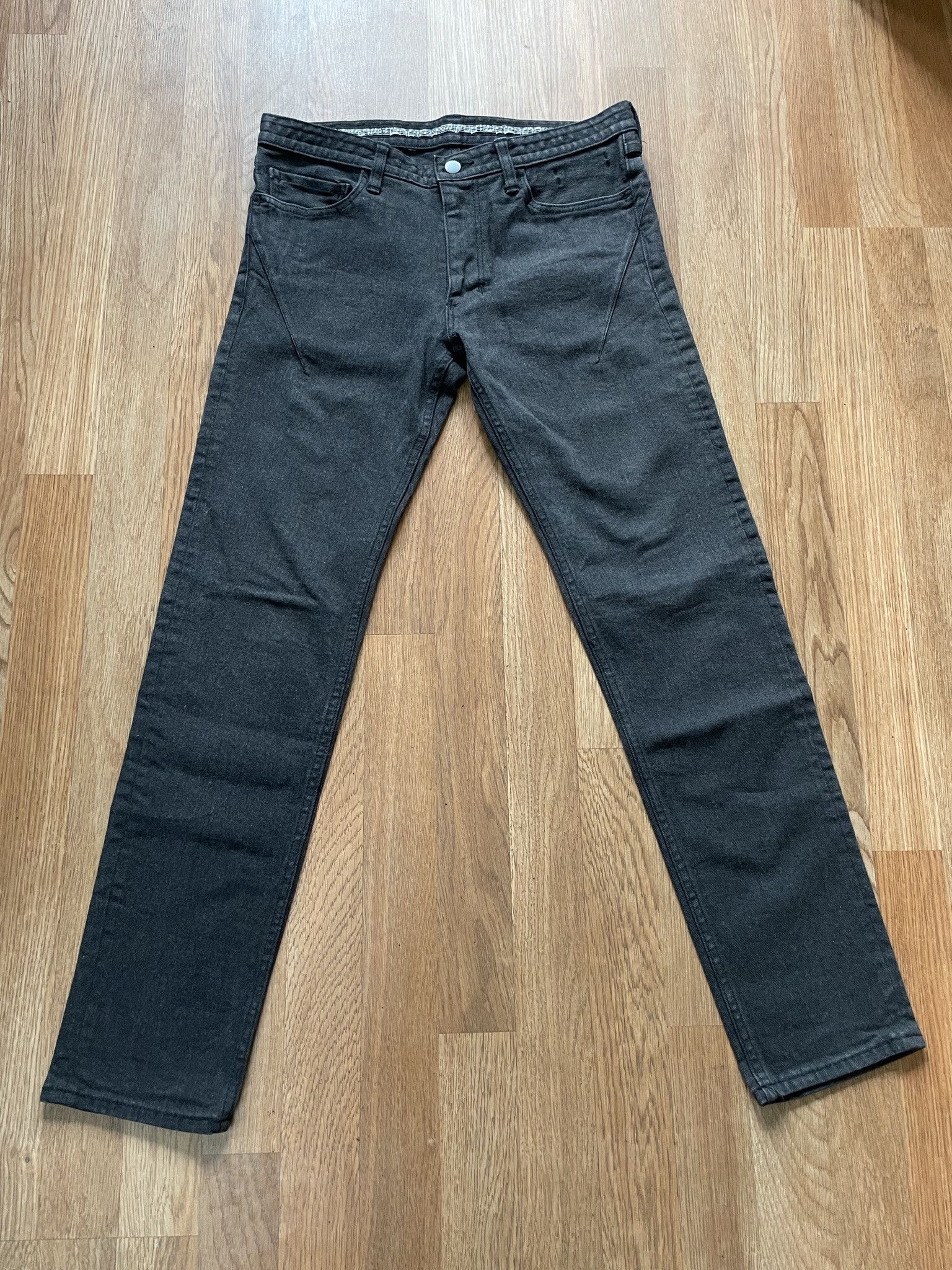 Number (N)ine FW07 Number Nine Crying Heart Pain Black Denim Jeans ...