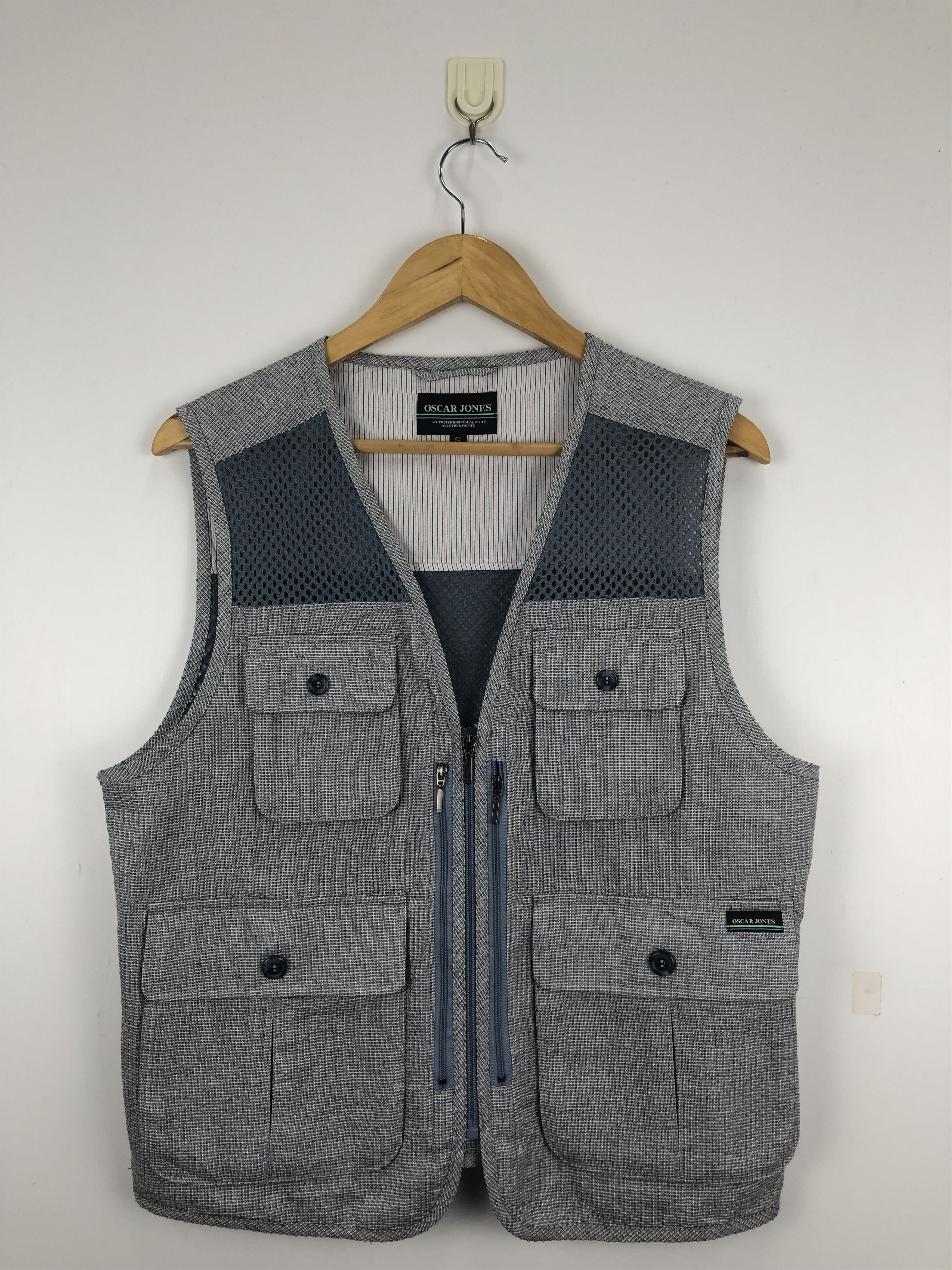 Vintage Oscar Jones Multipocket Tactical Vest J0746