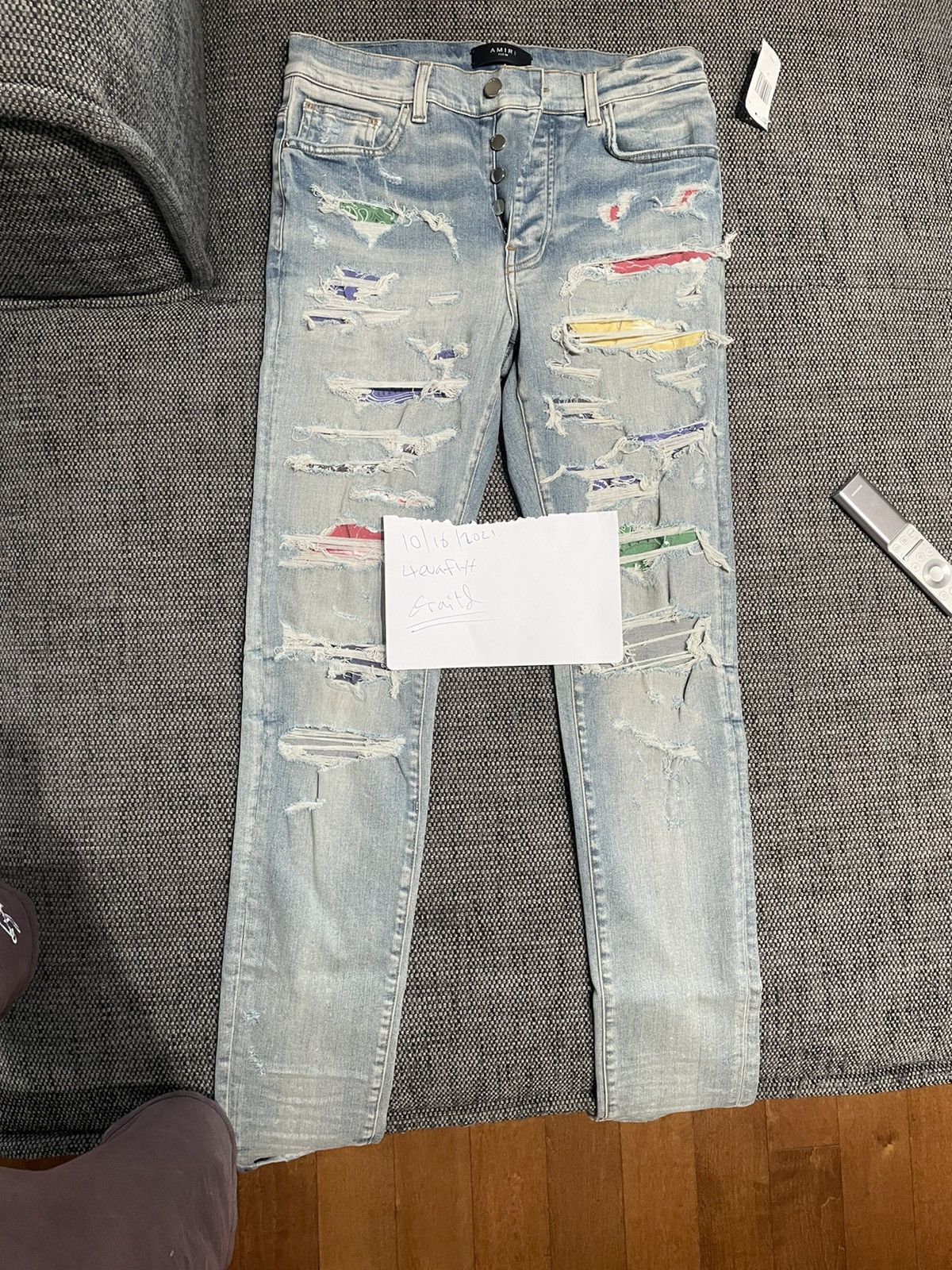 Name Amiri with tags size 32