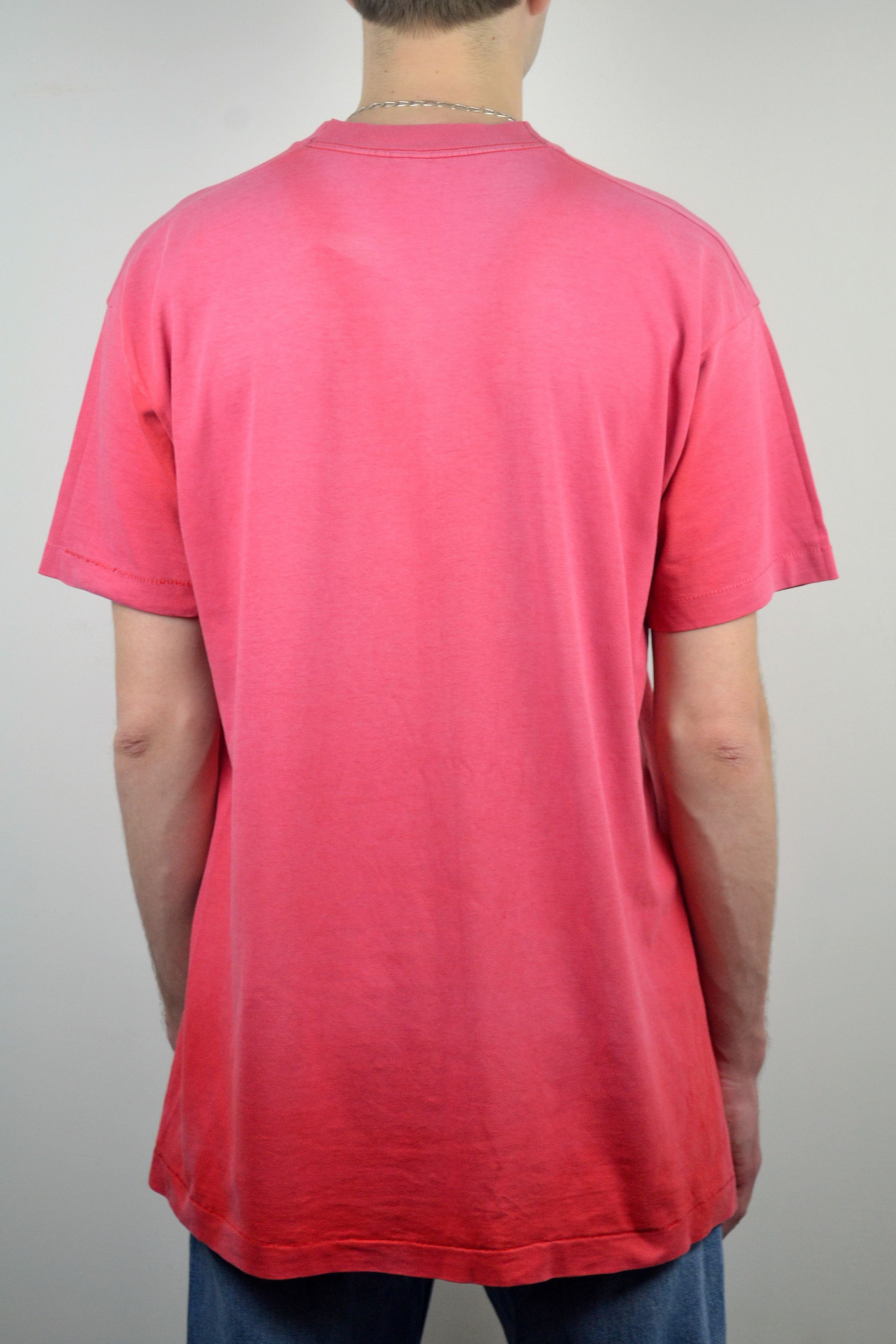 Hugo Boss × Japanese Brand × Vintage Vintage 80s Boss Single Stitched America Sun Faded T-Shirt Size US XL / EU 56 / 4 - 5 Thumbnail