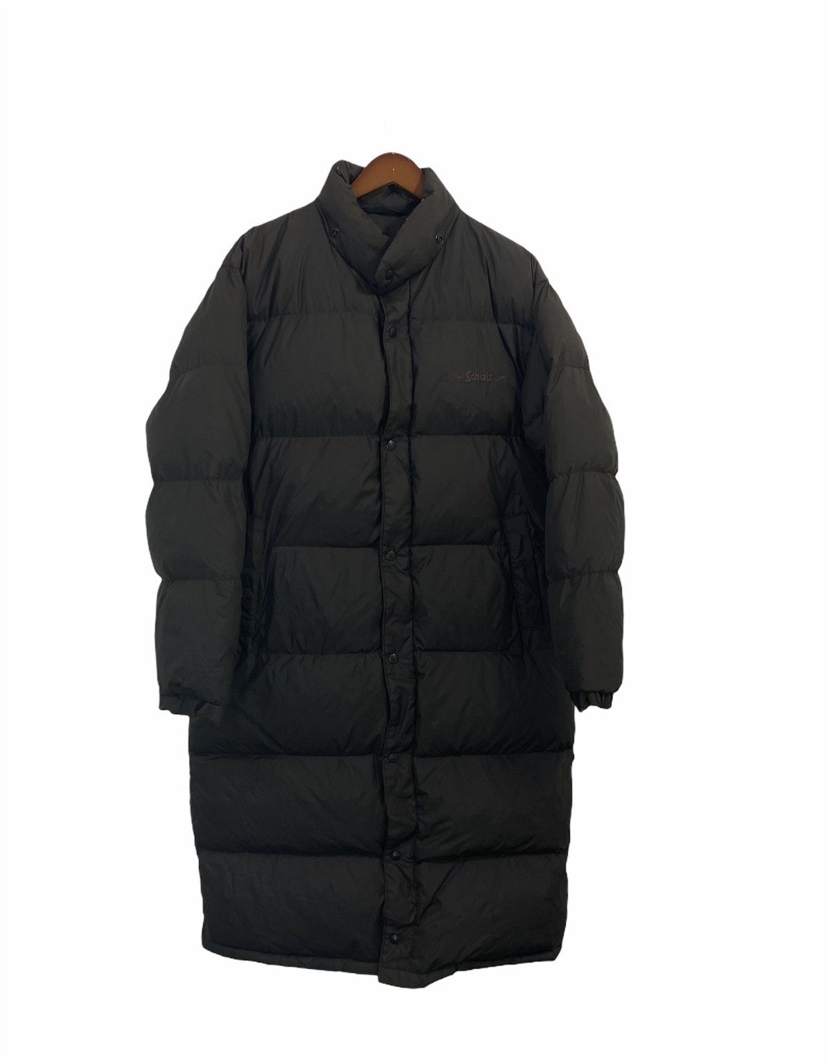 Schott Vintage Schott Long Puffer Jacket Small Logo Design Nice Size US L / EU 52-54 / 3 - 1 Thumbnail