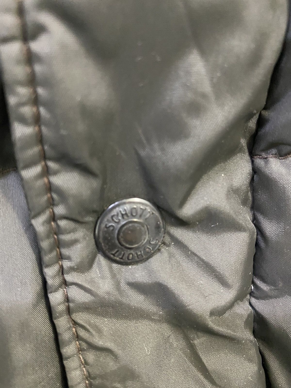 Schott Vintage Schott Long Puffer Jacket Small Logo Design Nice Size US L / EU 52-54 / 3 - 7 Thumbnail