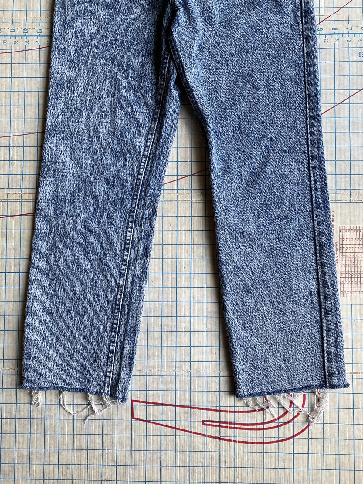 Lee × Vintage Vintage Lee Acid Washed Denim Jeans Made in USA 30x27 Size US 30 / EU 46 - 5 Thumbnail