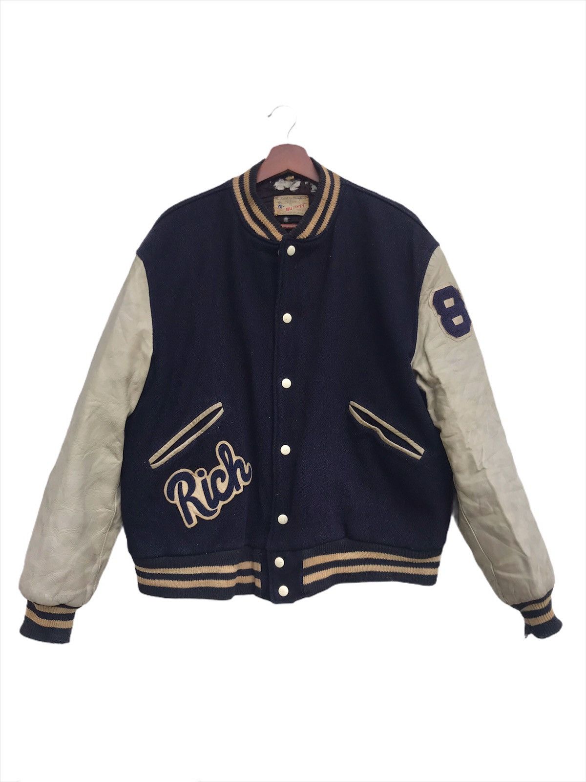 Other Vintage Jacket For Champion Blue Devils Rich Varsity Jacket Size US M / EU 48-50 / 2 - 2 Thumbnail