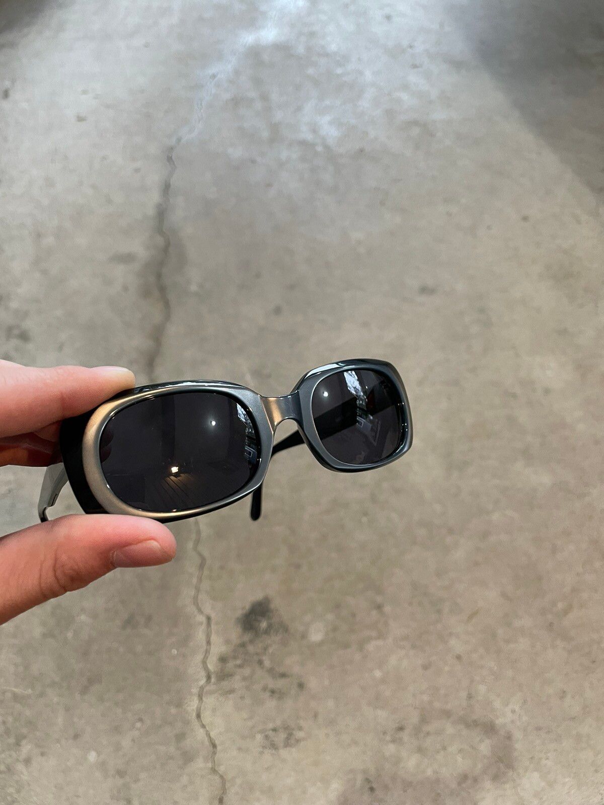 Pre-owned Emporio Armani Sunglasses In Black