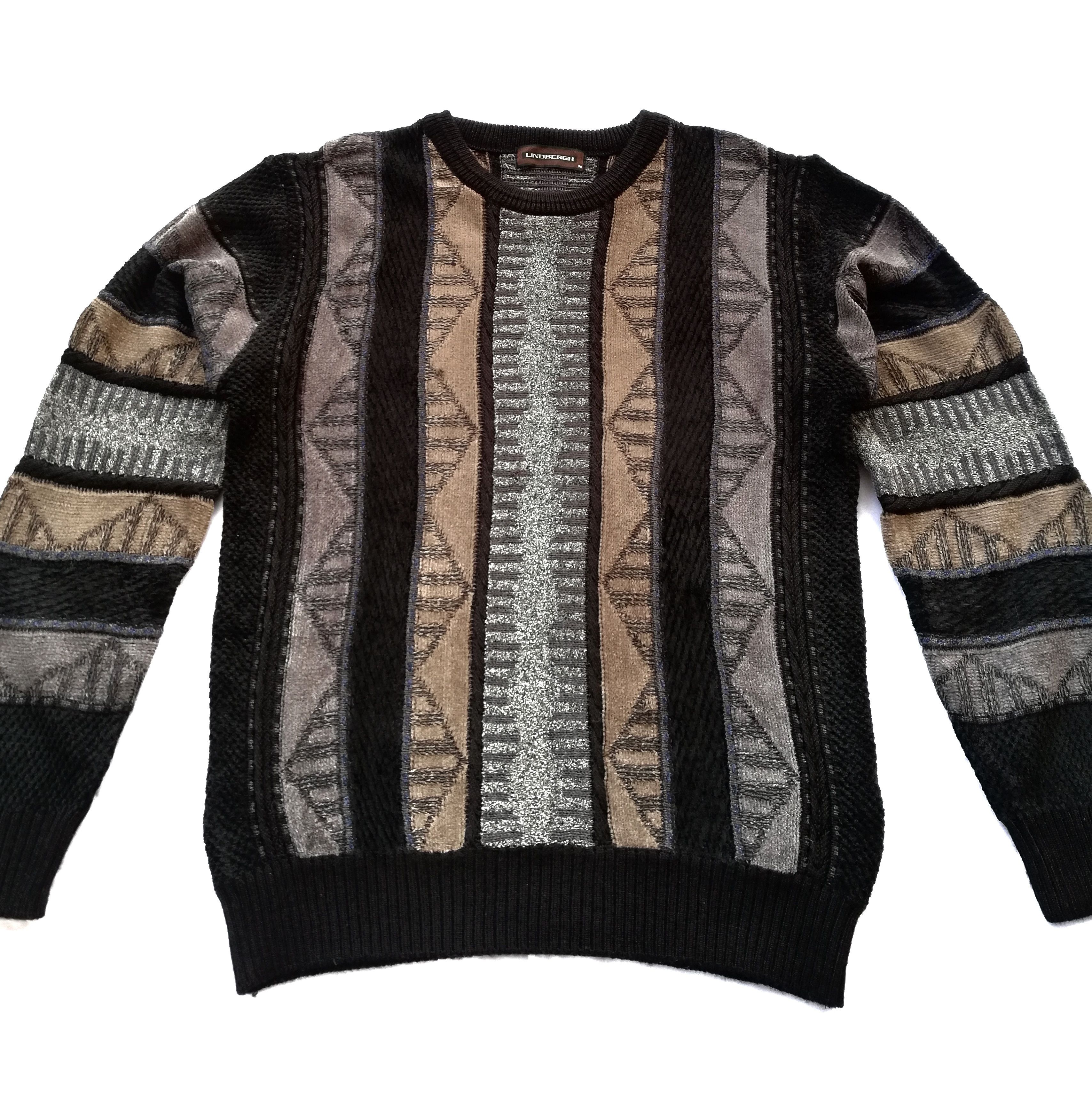 Art Comes First × Japanese Brand × Lindbergh 🔥Design Iconic Style Kapital 7G MAZE GAUDY Crew Neck🔥 Size US S / EU 44-46 / 1 - 4 Thumbnail