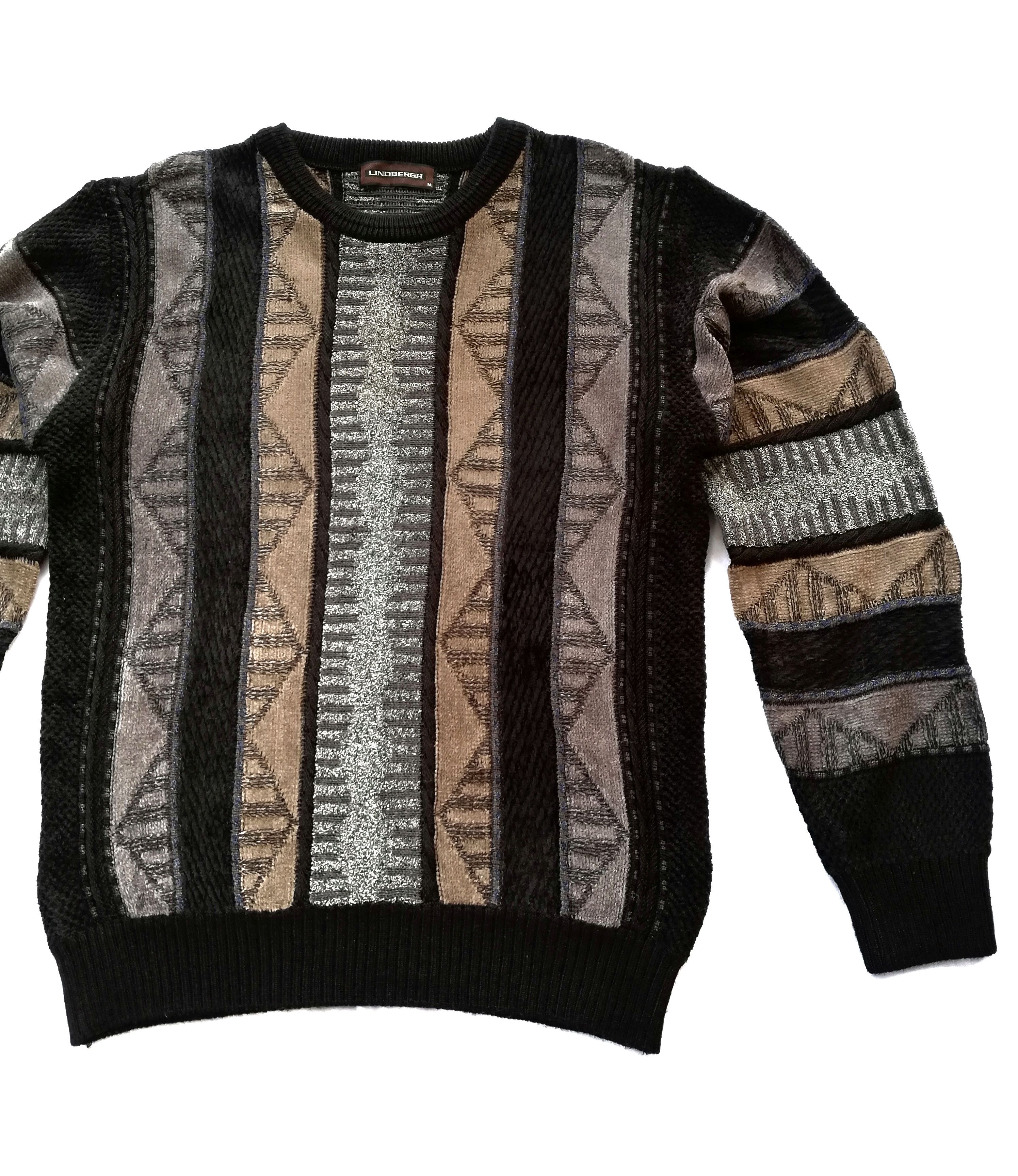 Art Comes First × Japanese Brand × Lindbergh 🔥Design Iconic Style Kapital 7G MAZE GAUDY Crew Neck🔥 Size US S / EU 44-46 / 1 - 3 Thumbnail