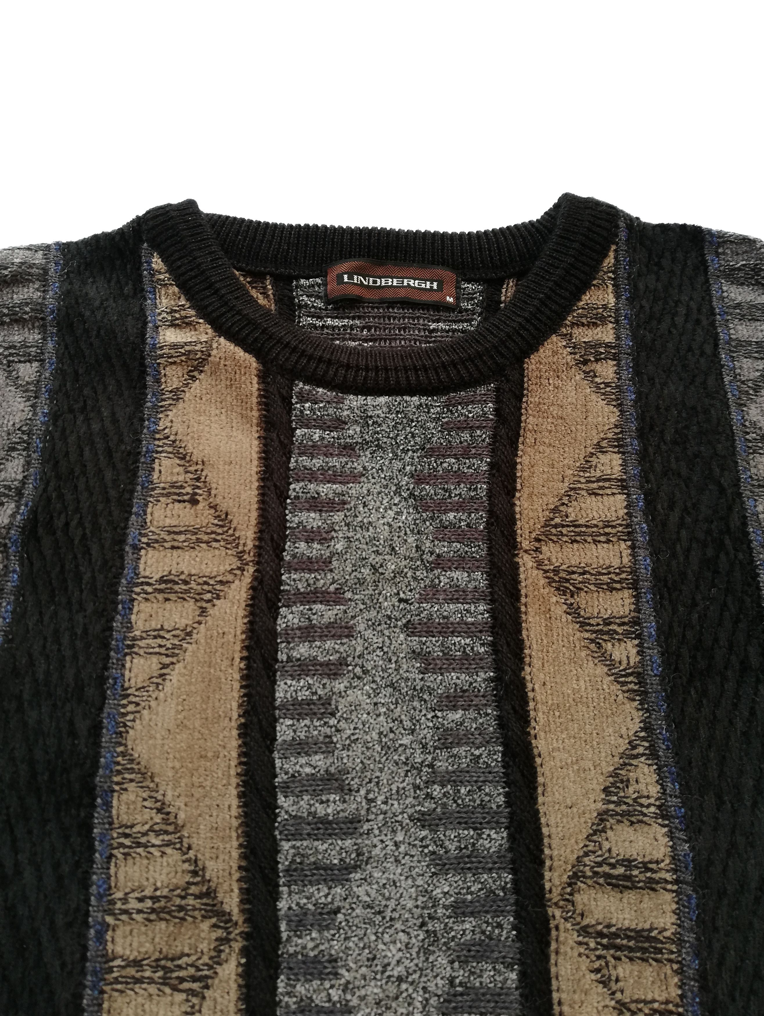Art Comes First × Japanese Brand × Lindbergh 🔥Design Iconic Style Kapital 7G MAZE GAUDY Crew Neck🔥 Size US S / EU 44-46 / 1 - 8 Thumbnail