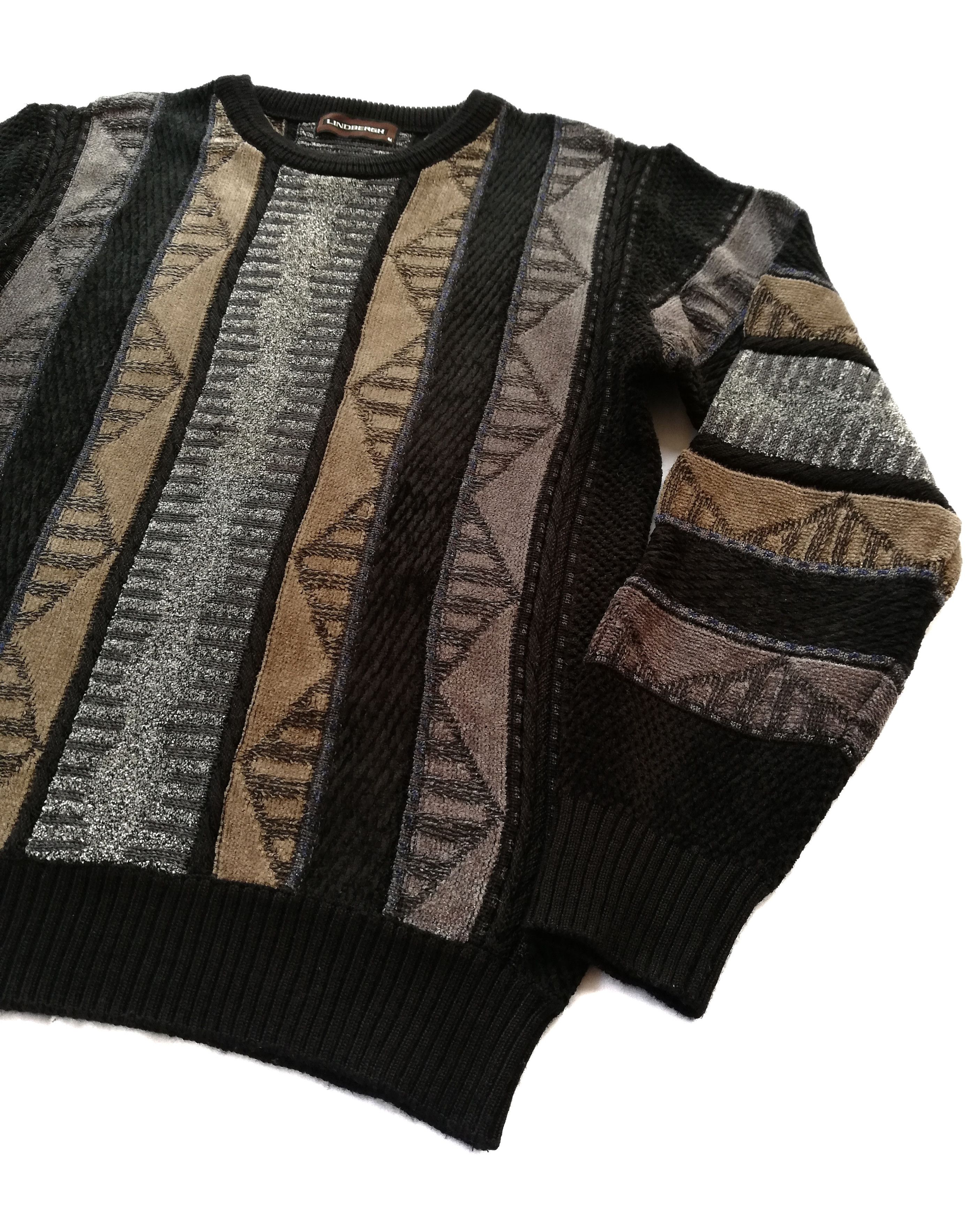 Art Comes First × Japanese Brand × Lindbergh 🔥Design Iconic Style Kapital 7G MAZE GAUDY Crew Neck🔥 Size US S / EU 44-46 / 1 - 7 Thumbnail
