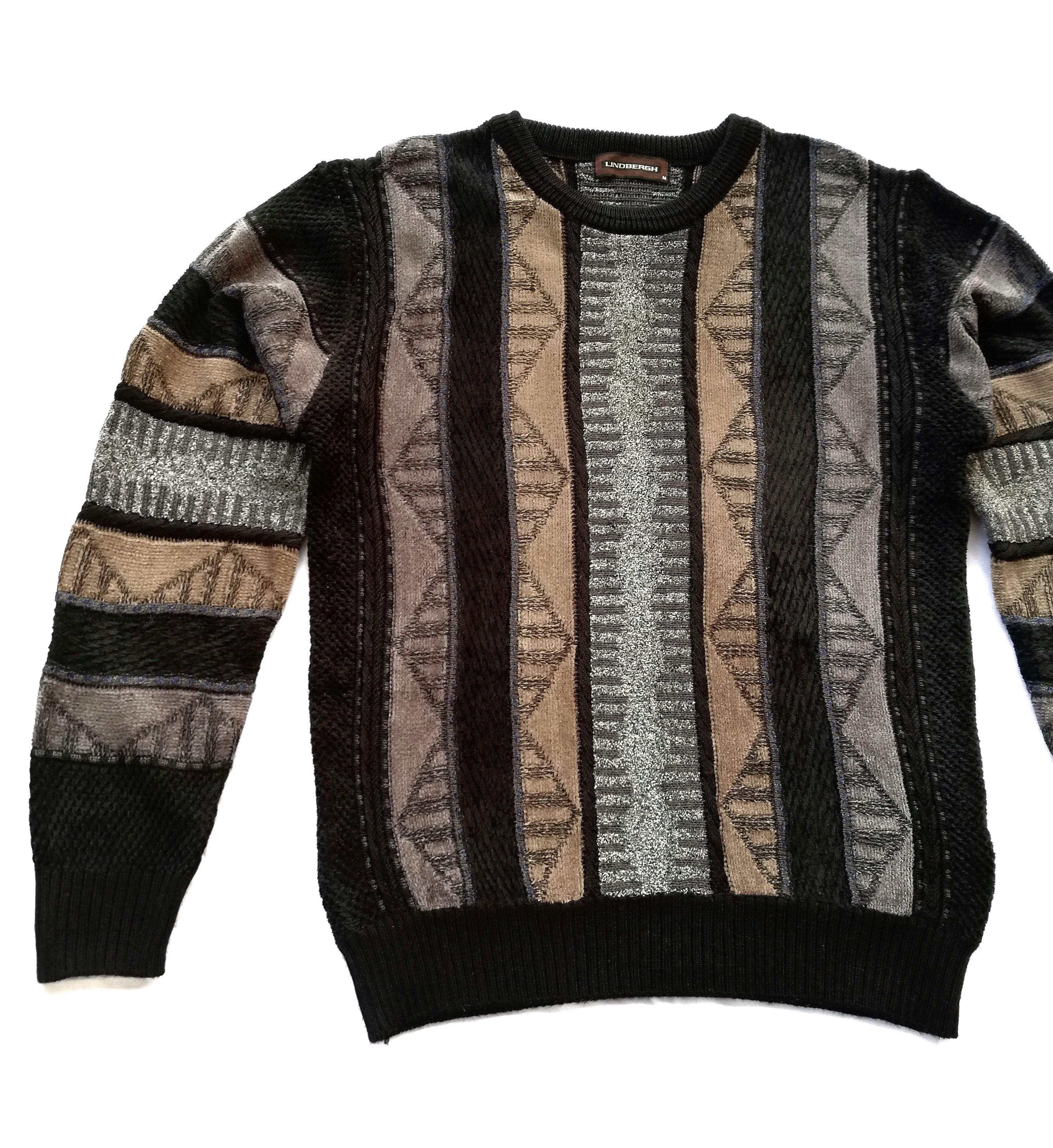 Art Comes First × Japanese Brand × Lindbergh 🔥Design Iconic Style Kapital 7G MAZE GAUDY Crew Neck🔥 Size US S / EU 44-46 / 1 - 2 Thumbnail