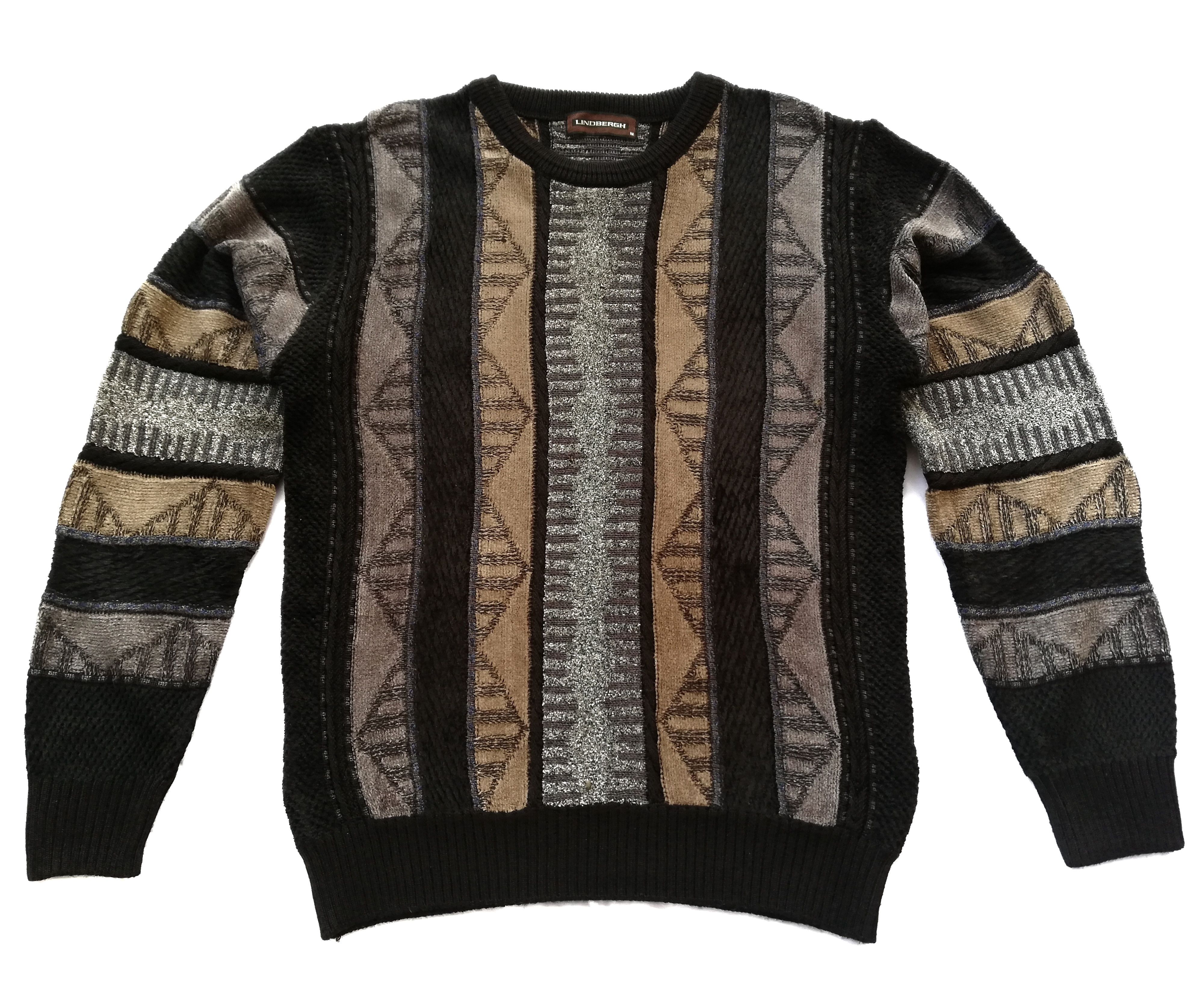 Art Comes First × Japanese Brand × Lindbergh 🔥Design Iconic Style Kapital 7G MAZE GAUDY Crew Neck🔥 Size US S / EU 44-46 / 1 - 1 Thumbnail