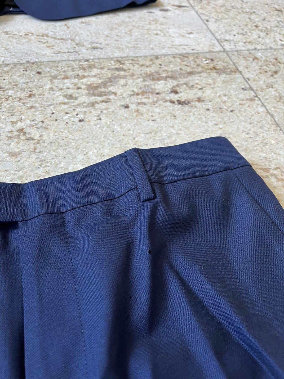 Celine Deep Navy Slim Suit Size 36R - 23 Thumbnail