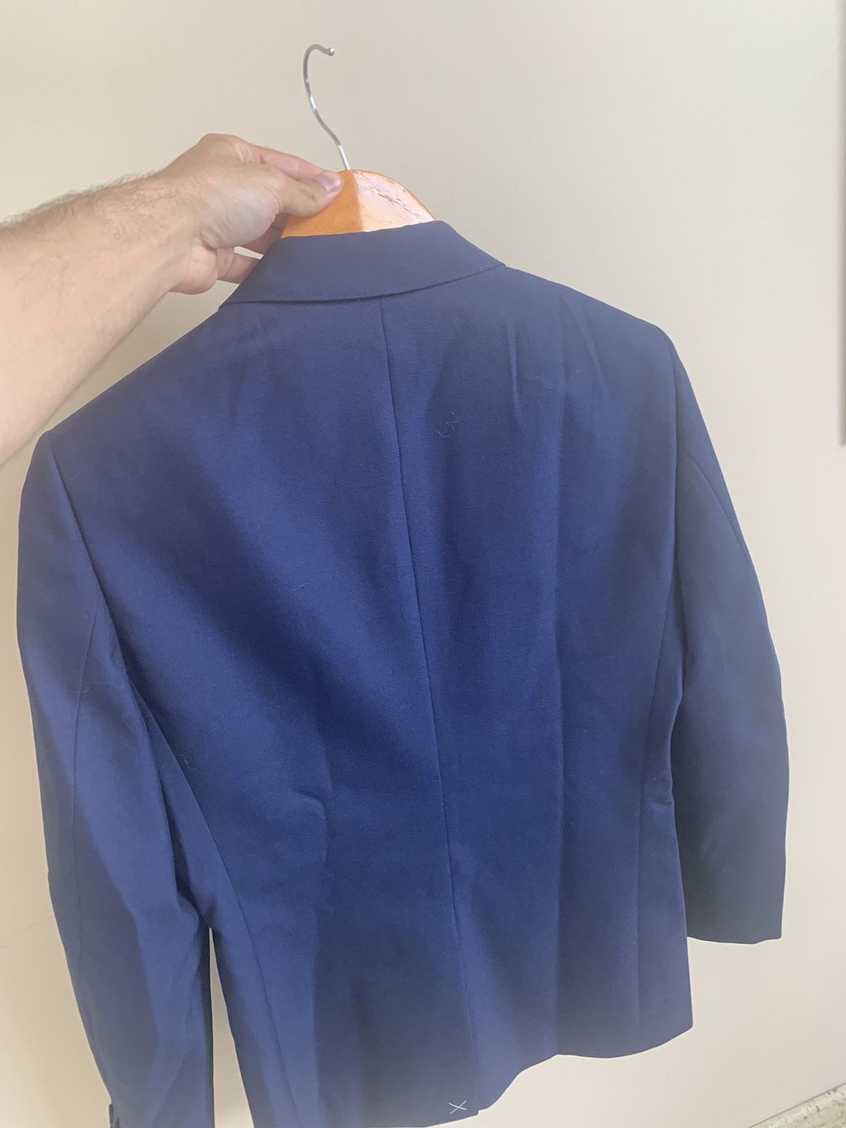 Celine Deep Navy Slim Suit Size 36R - 11 Thumbnail