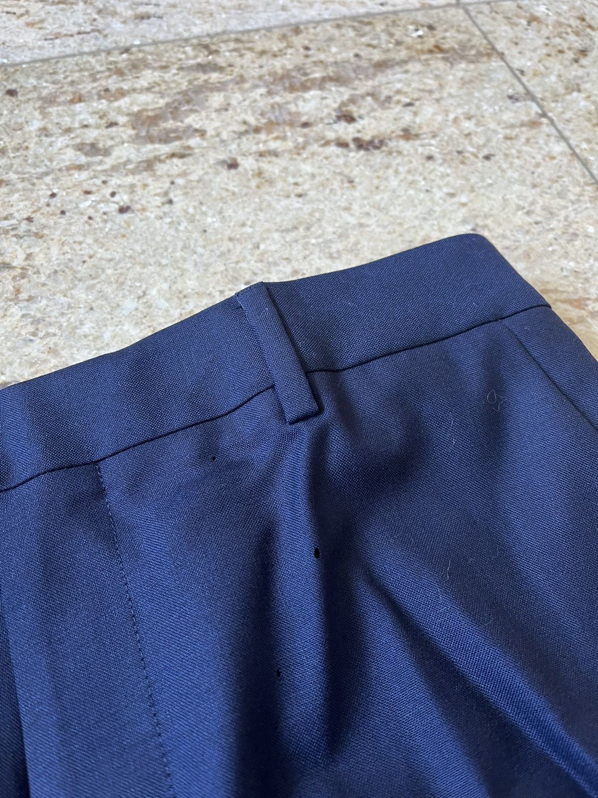 Celine Deep Navy Slim Suit Size 36R - 24 Thumbnail