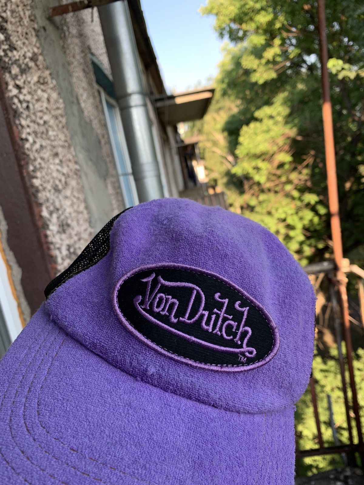 Vintage Vintage Von Dutch Purple/Black Trucker Hat Cap Y2K Size ONE SIZE - 6 Thumbnail