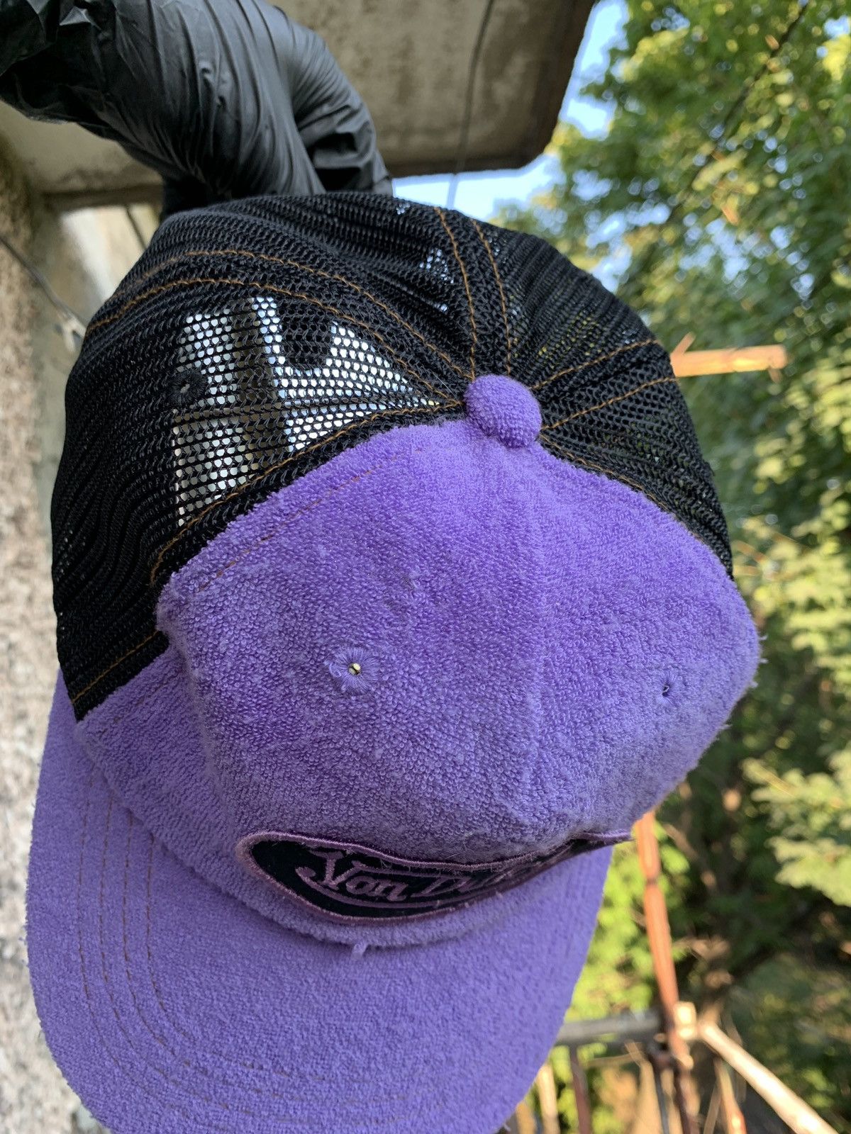 Vintage Vintage Von Dutch Purple/Black Trucker Hat Cap Y2K Size ONE SIZE - 9 Thumbnail