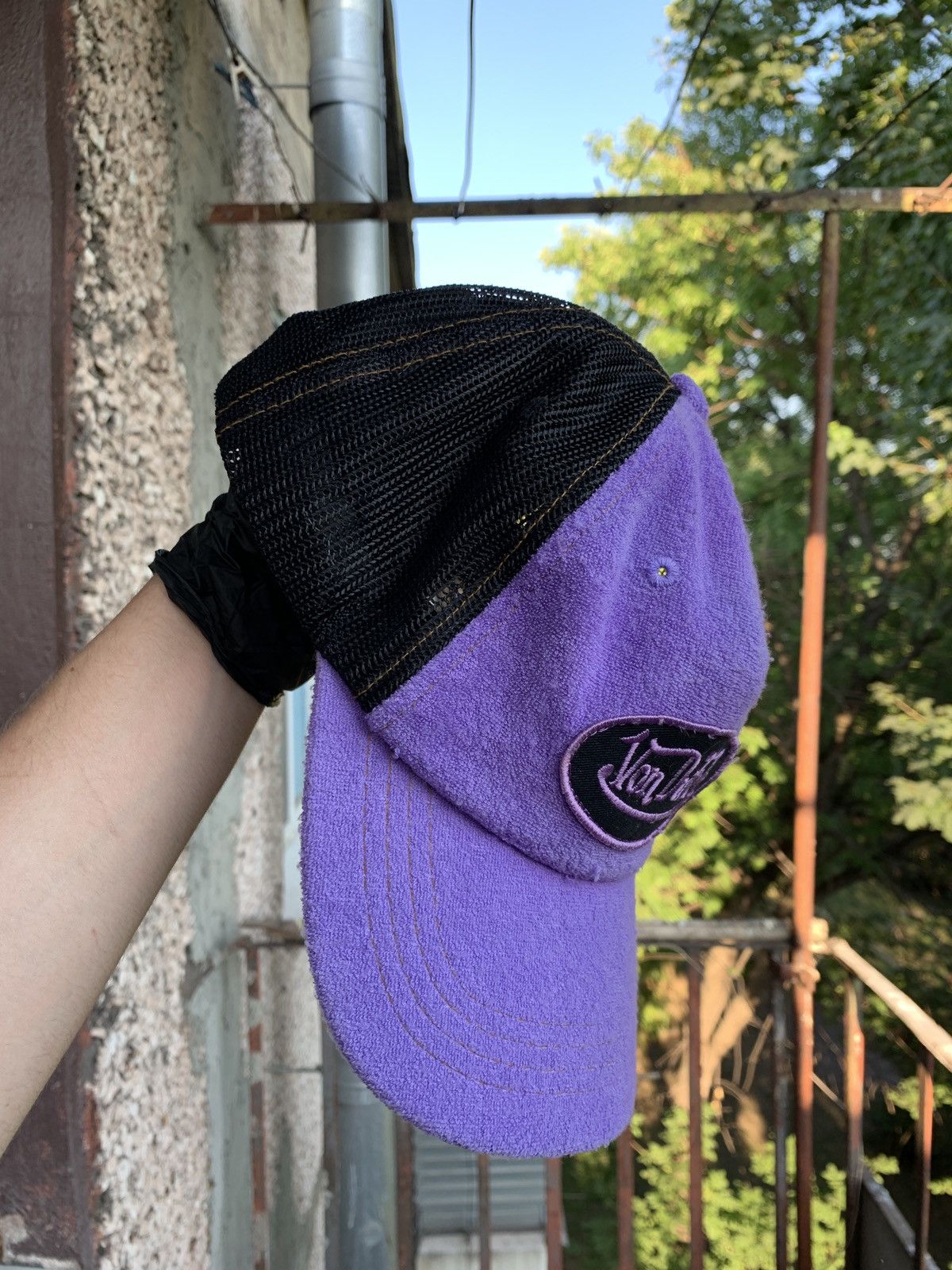 Vintage Vintage Von Dutch Purple/Black Trucker Hat Cap Y2K Size ONE SIZE - 2 Thumbnail